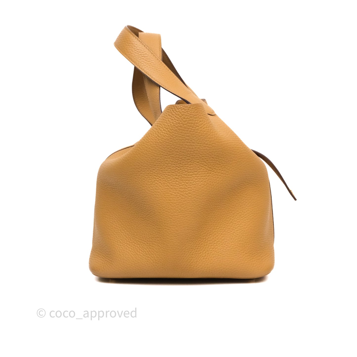 Hermès Picotin 22 Biscuit 4B Clemence Gold Hardware