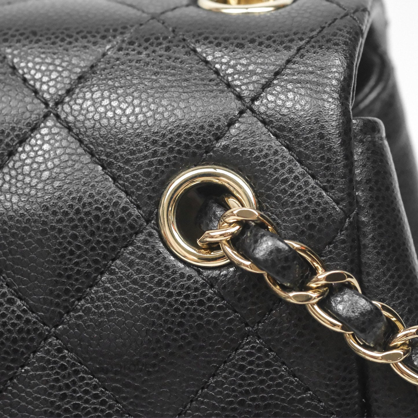 Chanel Small Duma Backpack Caviar Black Gold Hardware