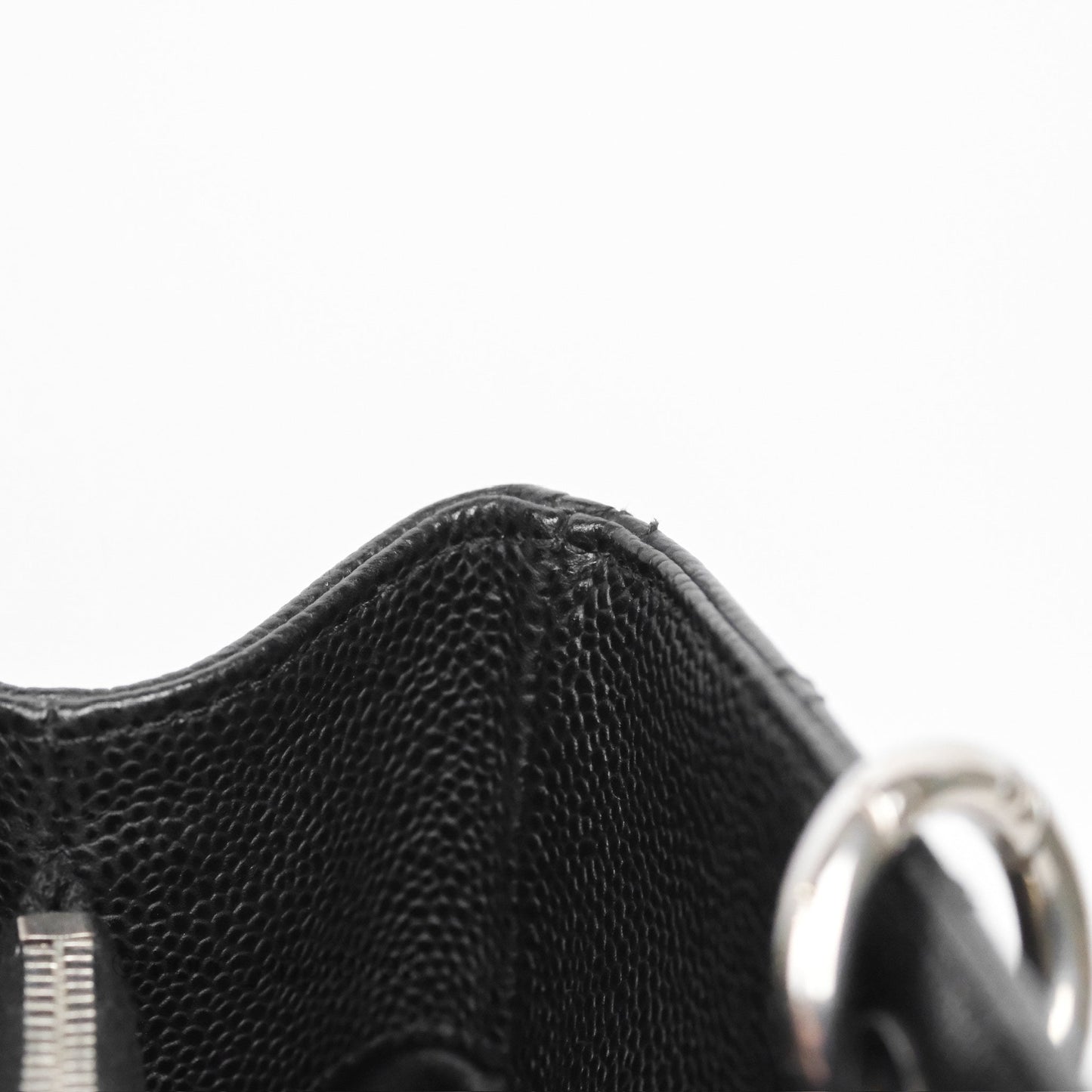 Chanel GST Black Caviar Silver Hardware
