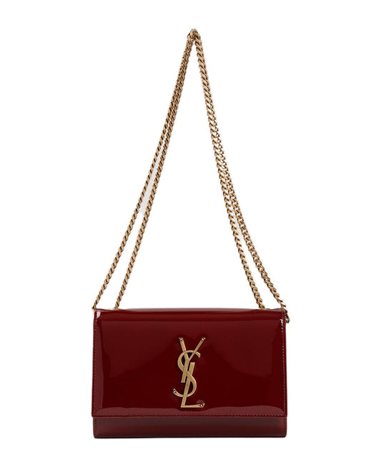 Luxury Saint Laurent Women's Small Kate Bag in Redgrenat | 469390B870W