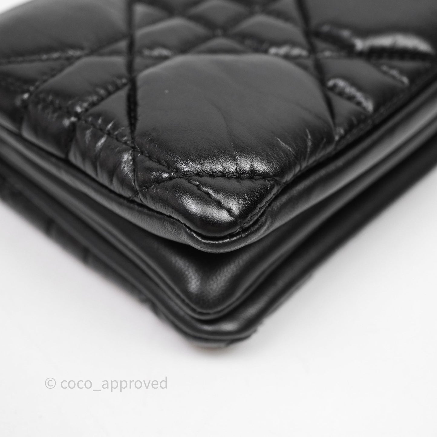Christian Dior Mini Caro Bag Black Macrocannage