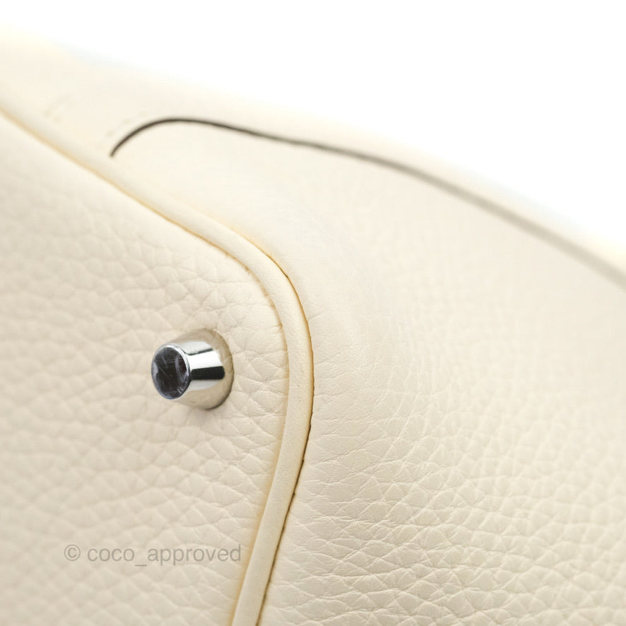 Hermès Picotin Lock 18 Nata Clemence Palladium Hardware