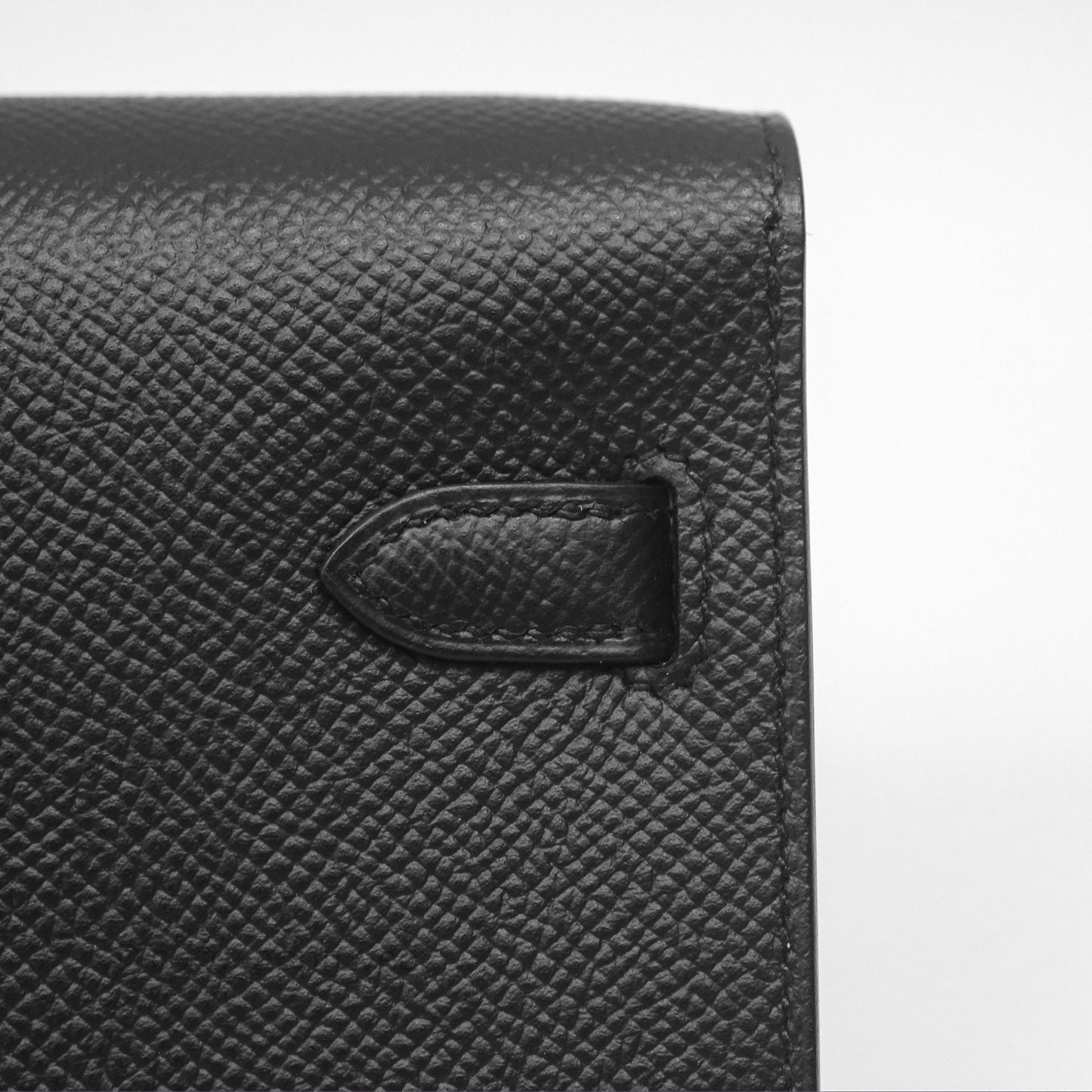 Hermès Kelly To Go Wallet Noir 89 Black Epsom Gold Hardware