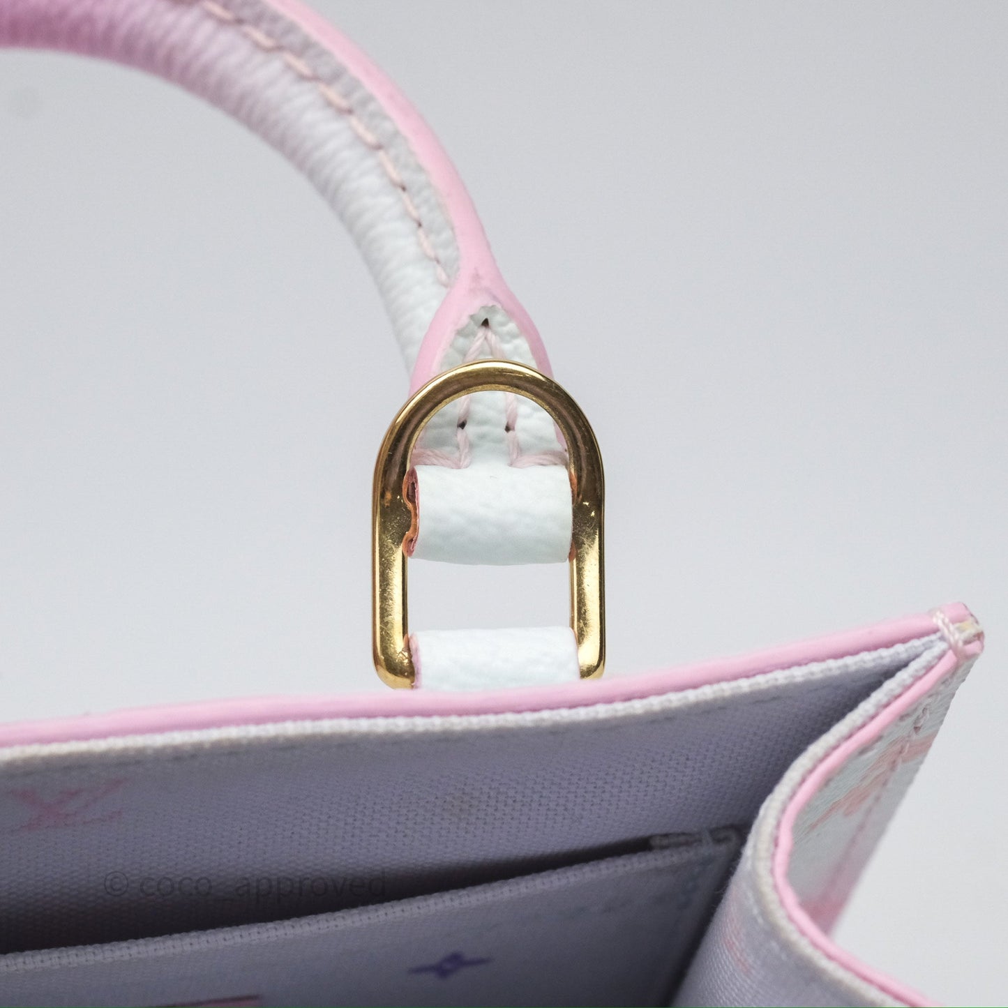 Louis Vuitton Petit Sac Plat Bag Sunrise Pastel