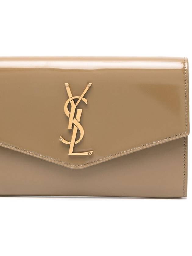 Luxury Saint Laurent Uptown chain shoulder bag cardamom seed