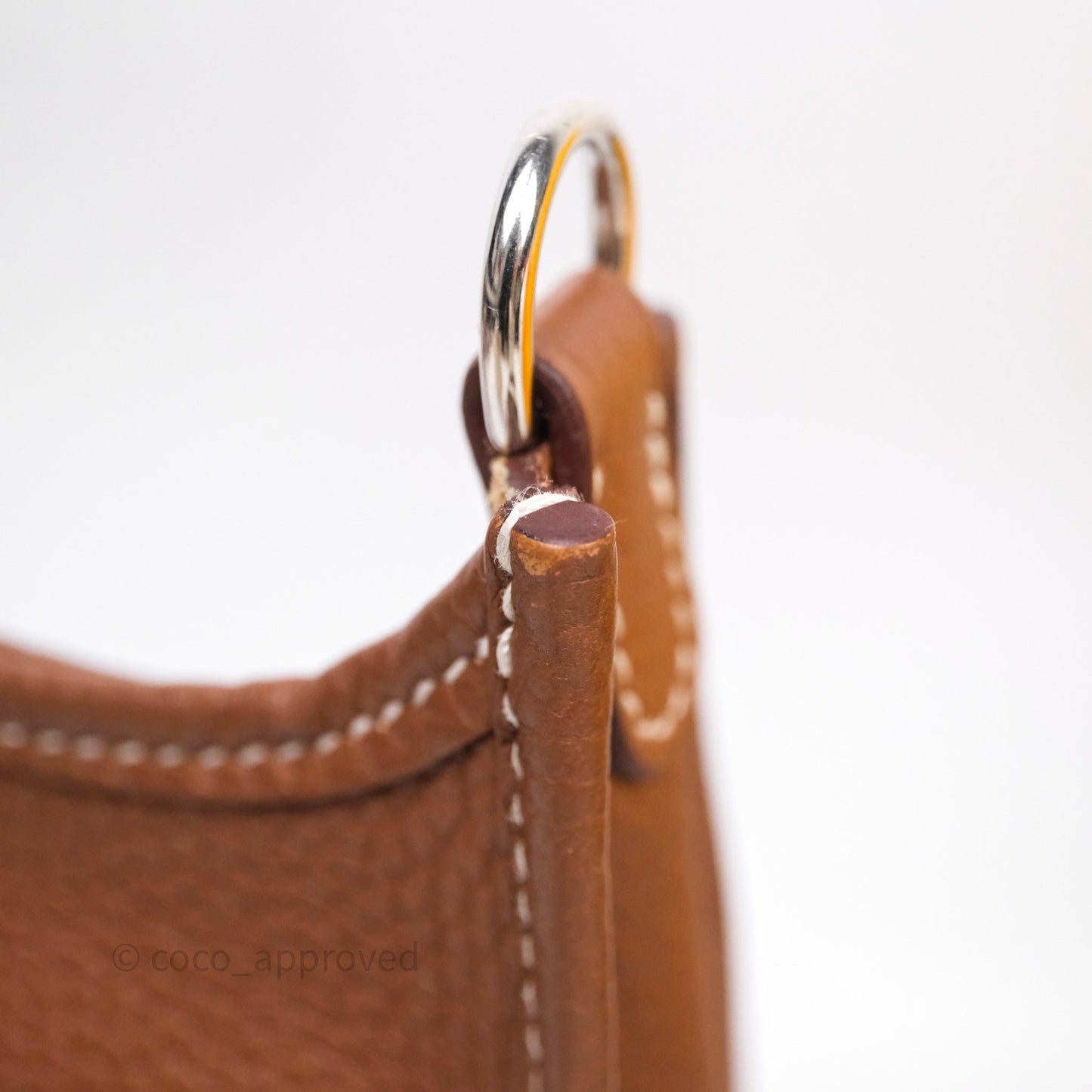 Hermès Mini Evelyne 16 Amazone Gold 37 Clemence Palladium Hardware