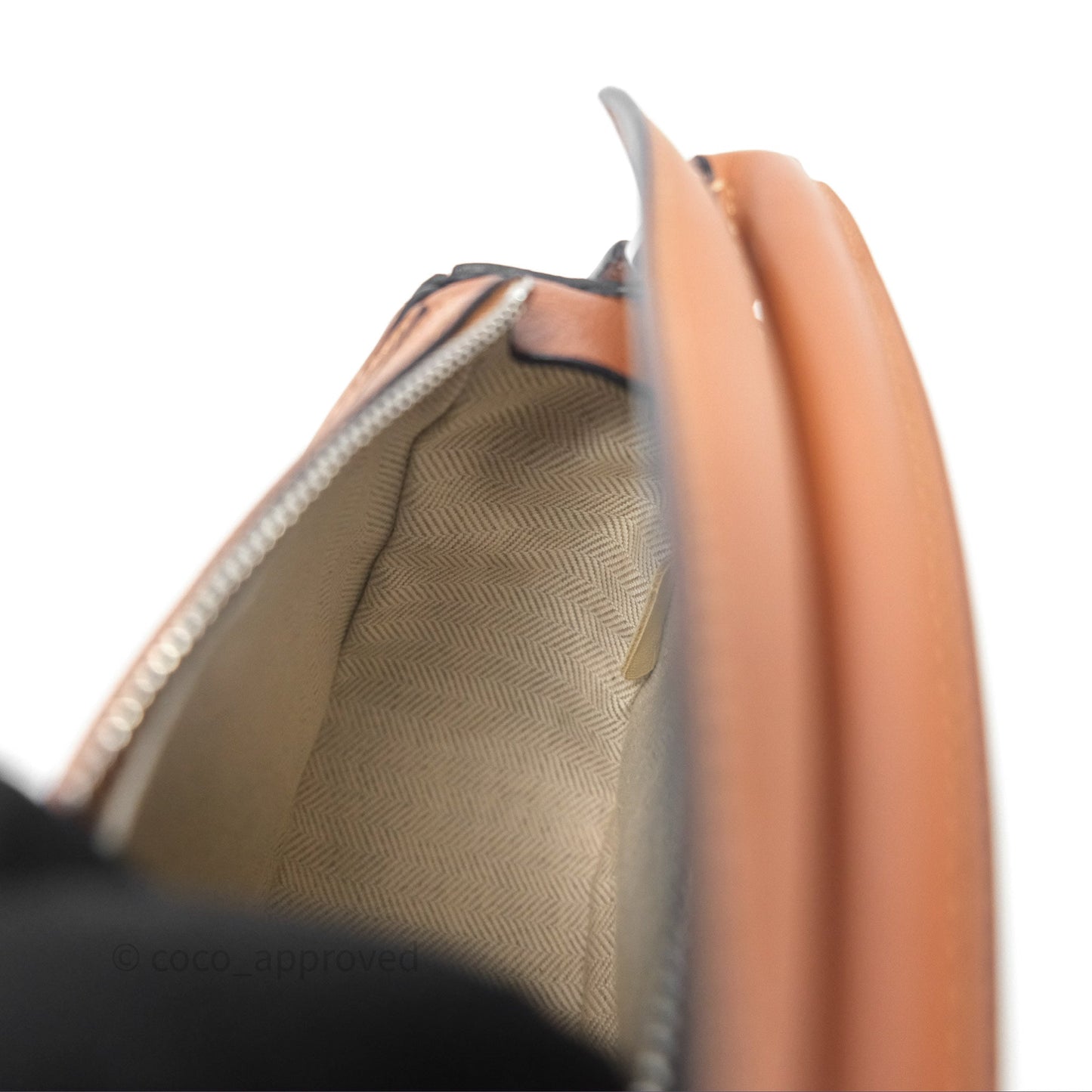 Loewe Mini Puzzle Bag Tan Calfskin Palladium Hardware