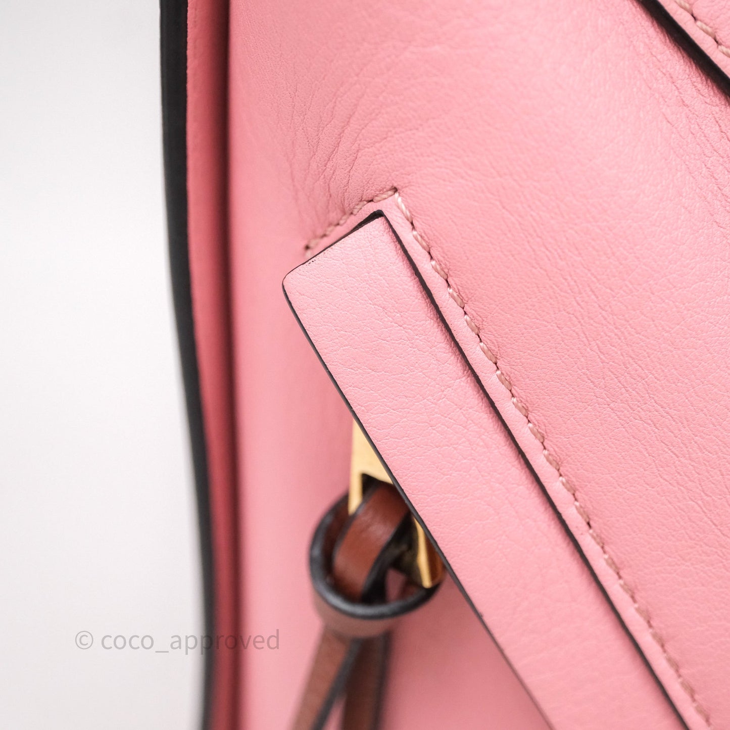 Loewe Small Hammock Shoulder Bag Pink Tan