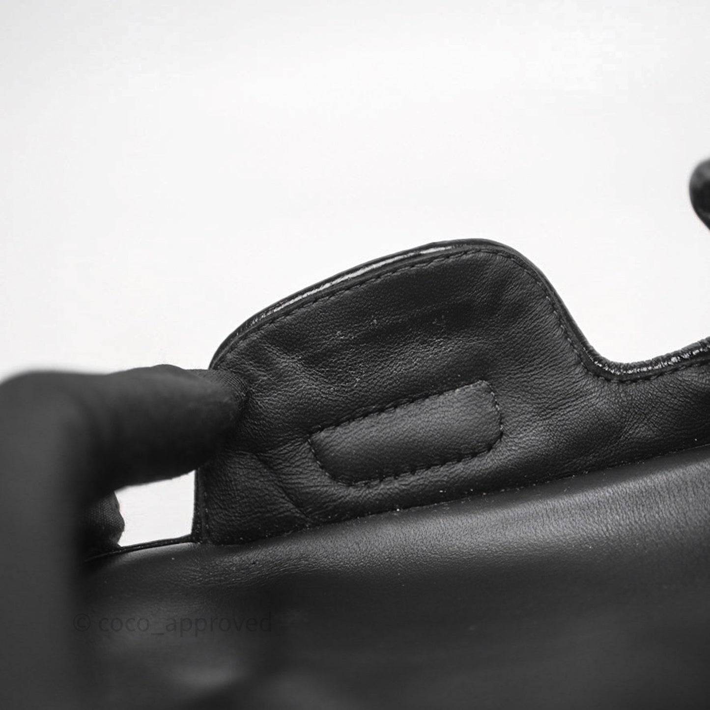 Chanel CC Black Sandals Size 36.5