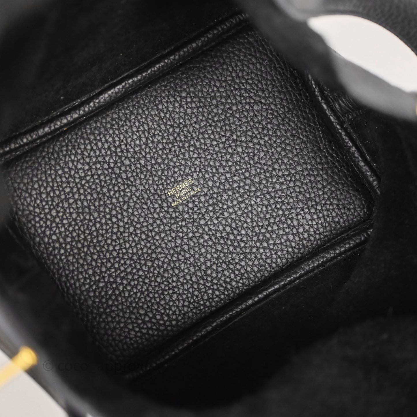 Hermès Picotin Lock 18 Noir Black 89 Clemence Gold Hardware