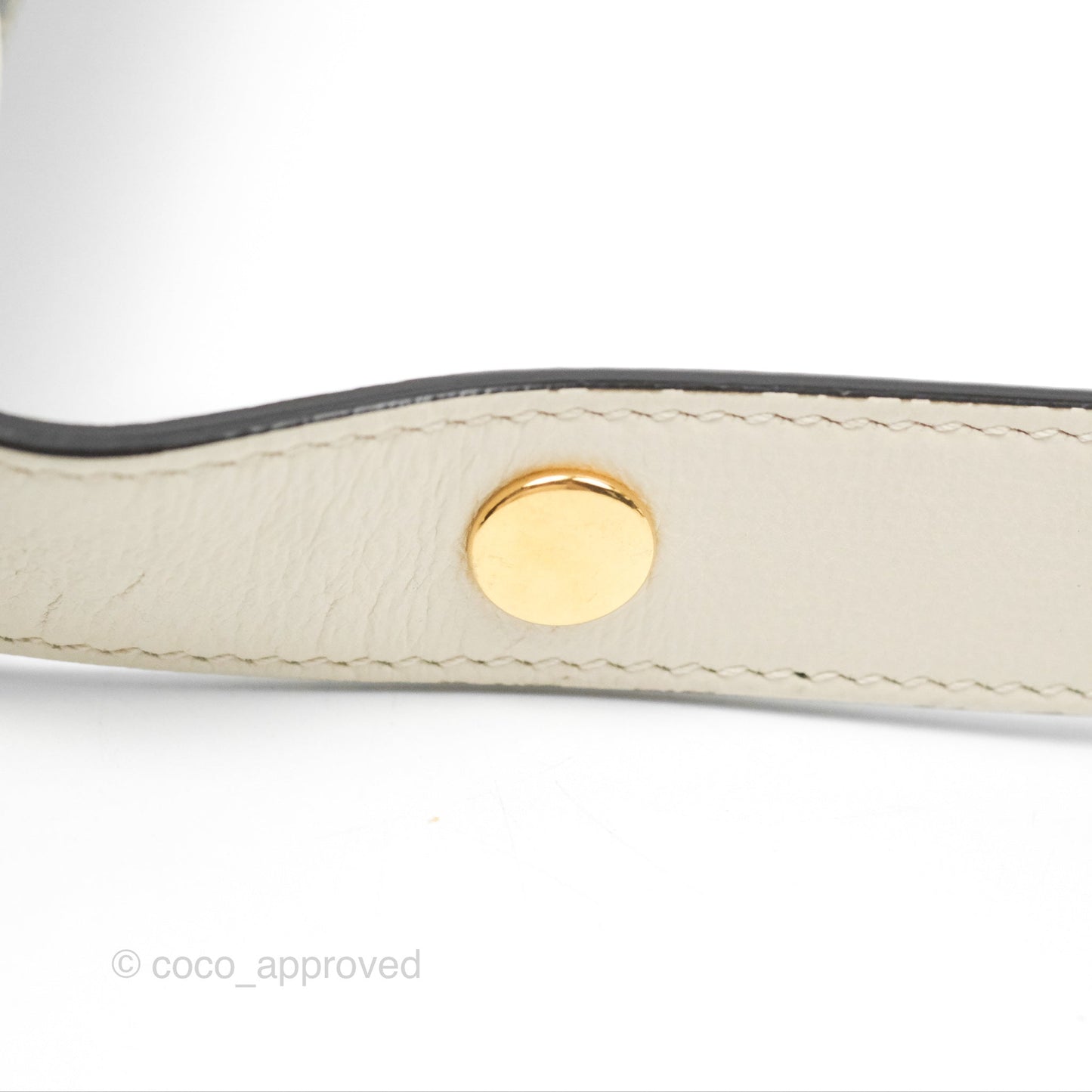 Gucci Horsebit 1955 GG Supreme Canvas White Shoulder Bag Gold Hardware