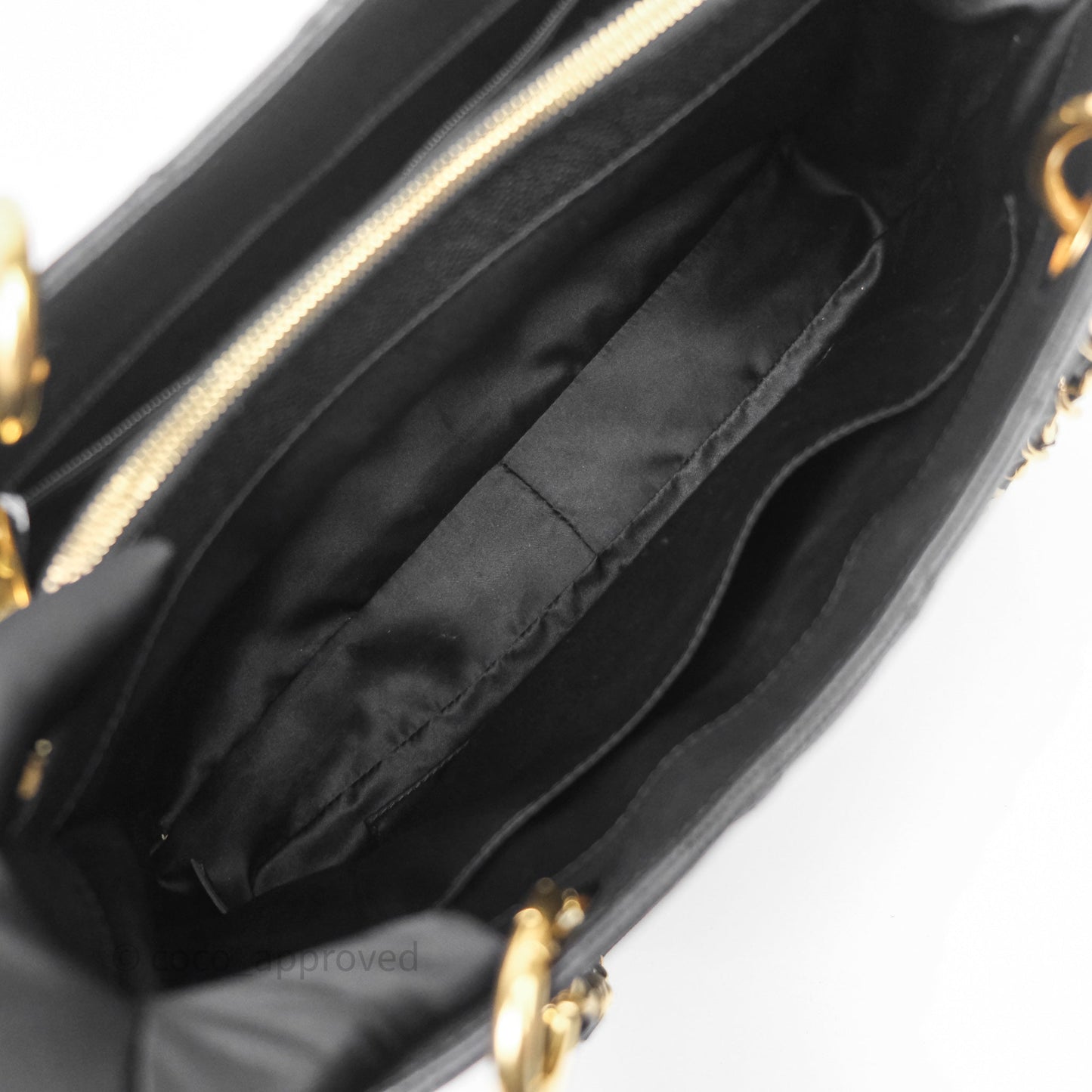 Chanel GST Black Caviar Gold Hardware