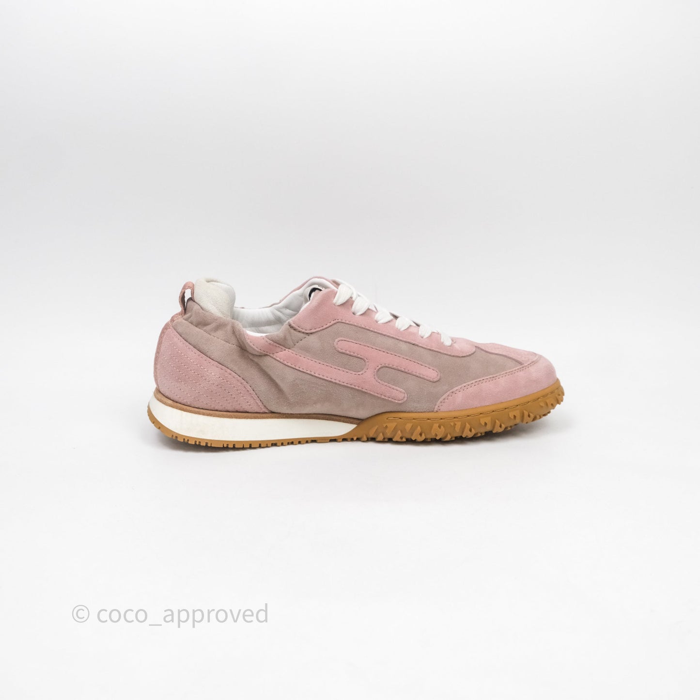 Hermès Jet Sneaker Rose Cancan /Rose Aquarelle Size 38