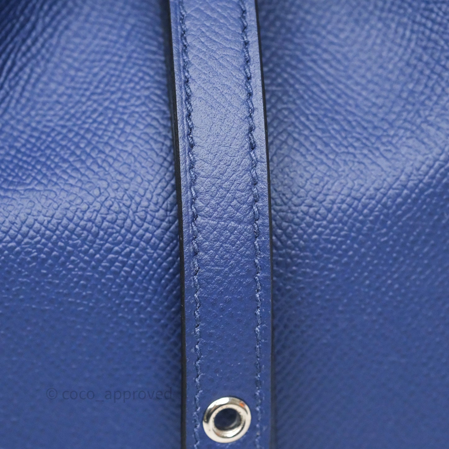 Hermès Tressage De Cuir Picotin Lock 18 Bleu Encre/Brique/Black Epsom