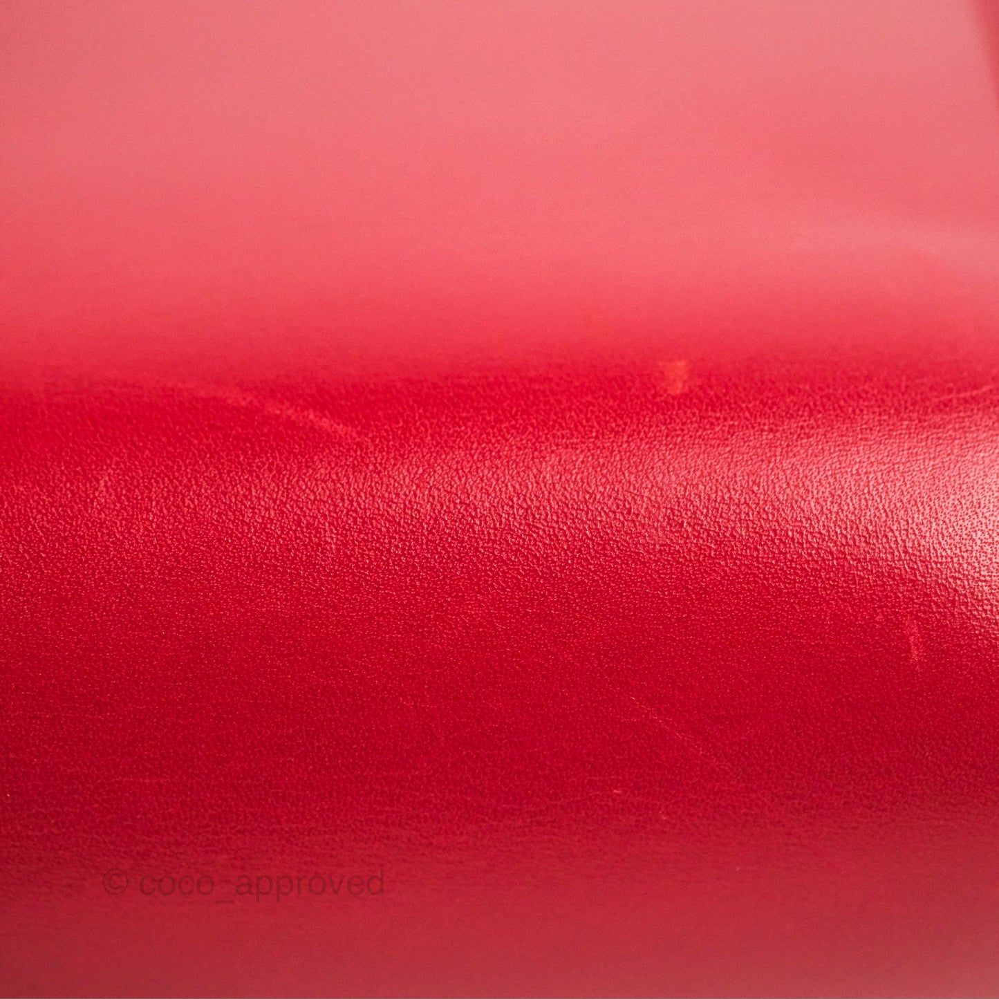 Celine Medium Classic Box Flap Red Calfskin