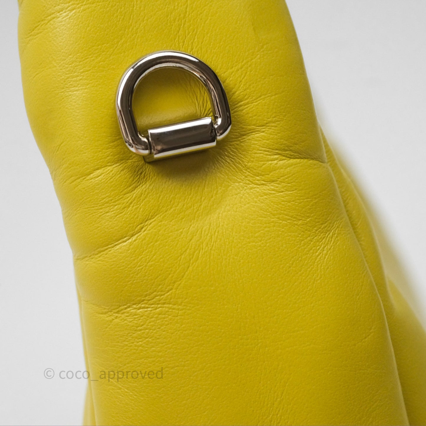 Prada Nappa Soft Padded Hobo Mustard