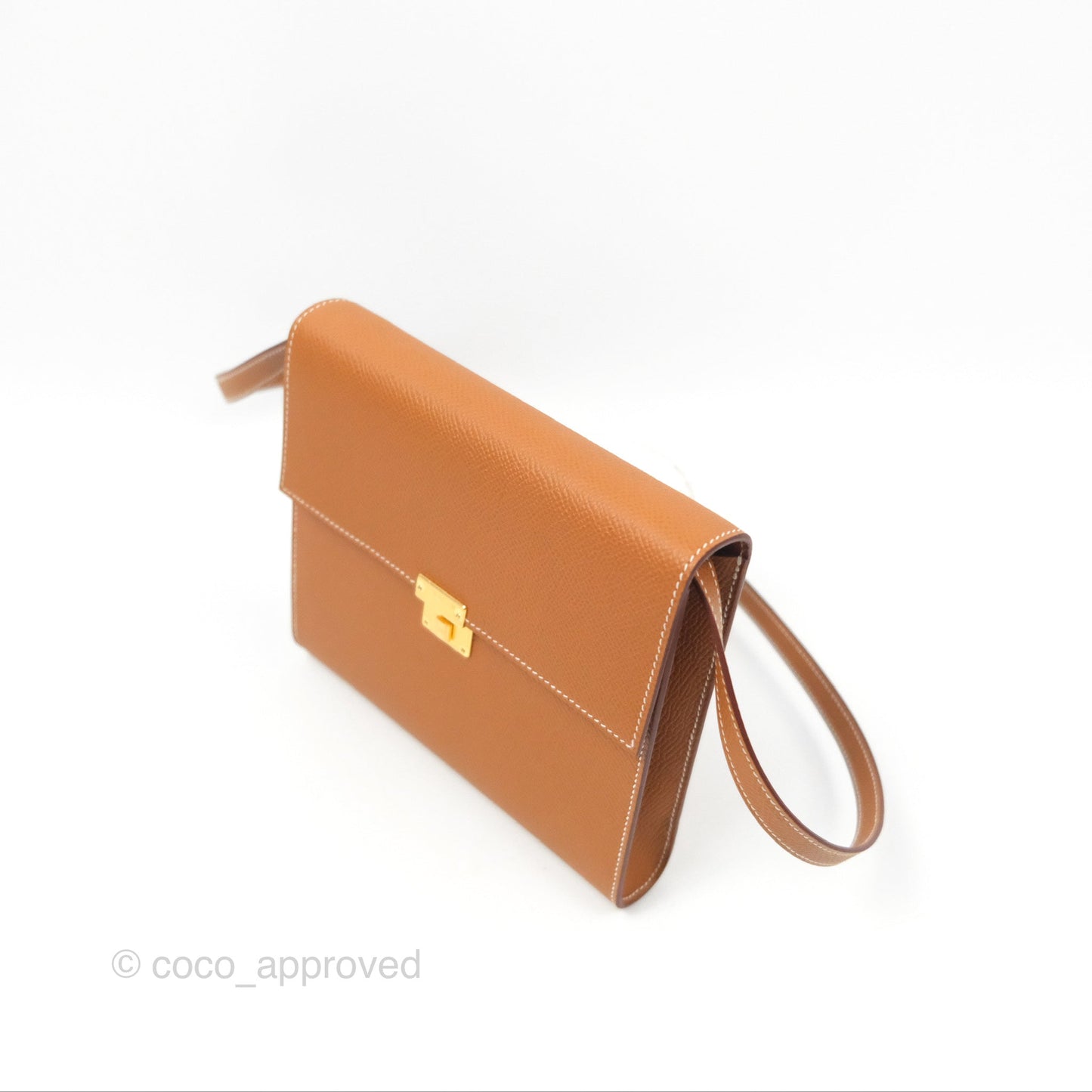 Hermès Clic 16 Wallet On Chain Gold Epsom Gold Hardware