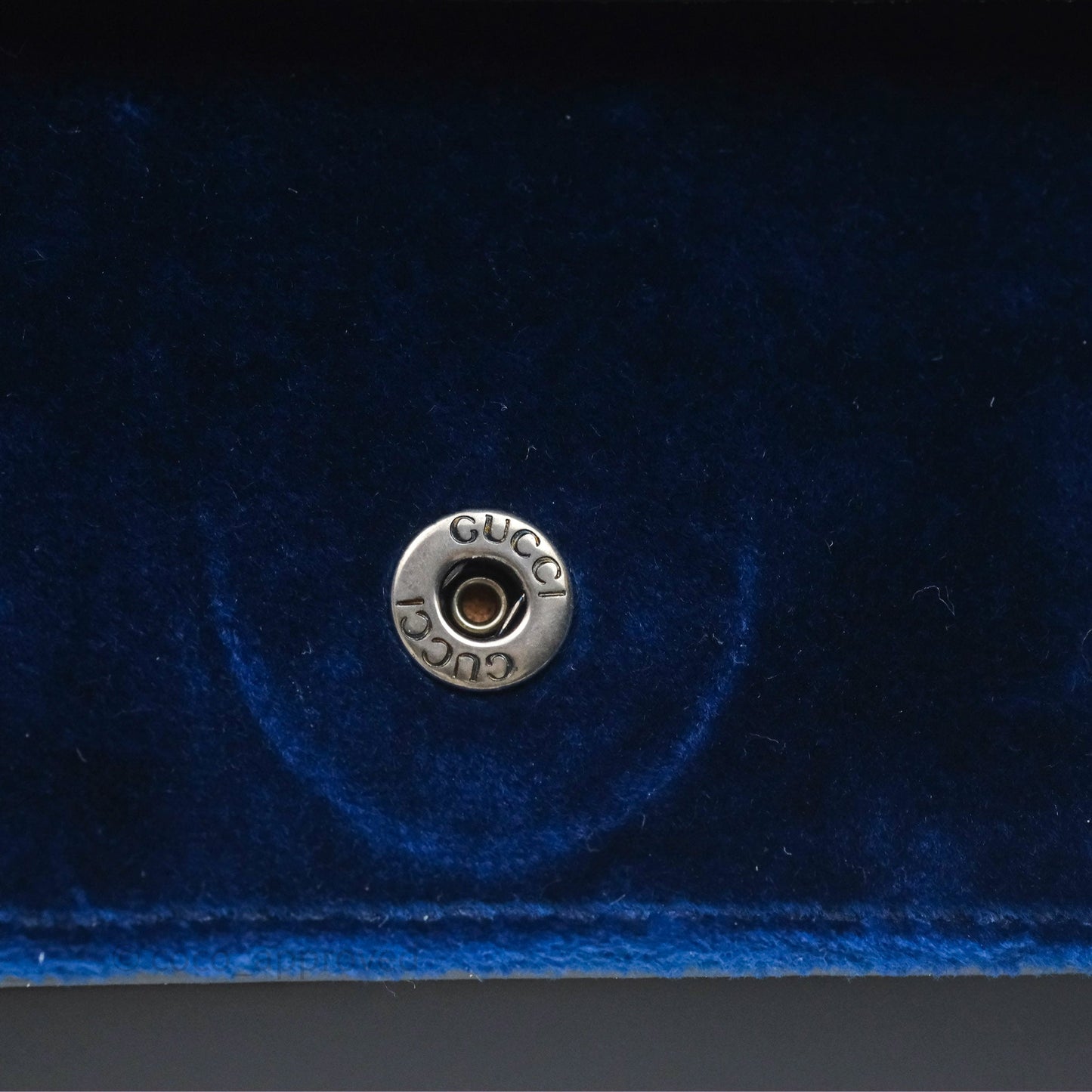 Gucci Super Mini Dionysus Crossbody Bag Royal Blue Velvet
