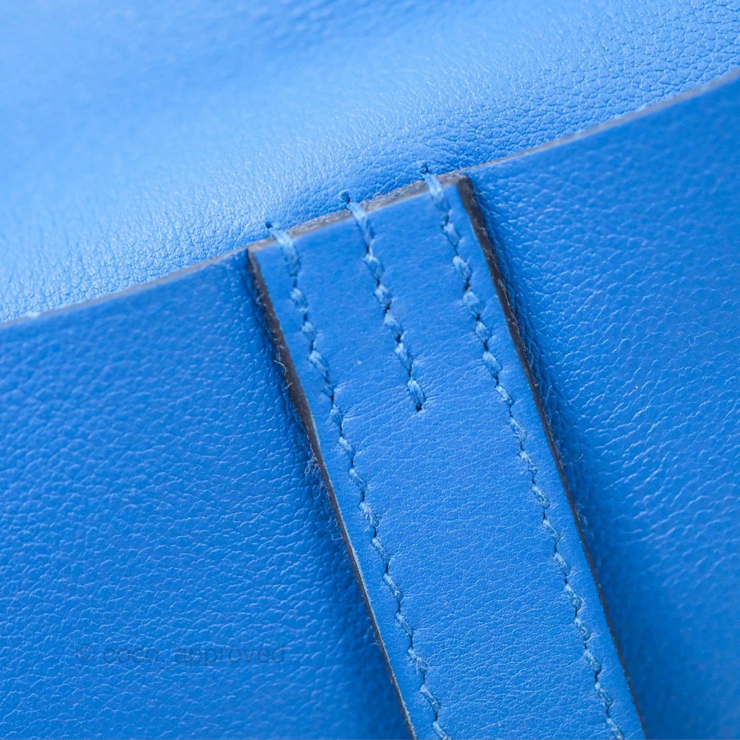 Hermès Halzan 22 Mini Bleu Zellige Swift Palladium Hardware