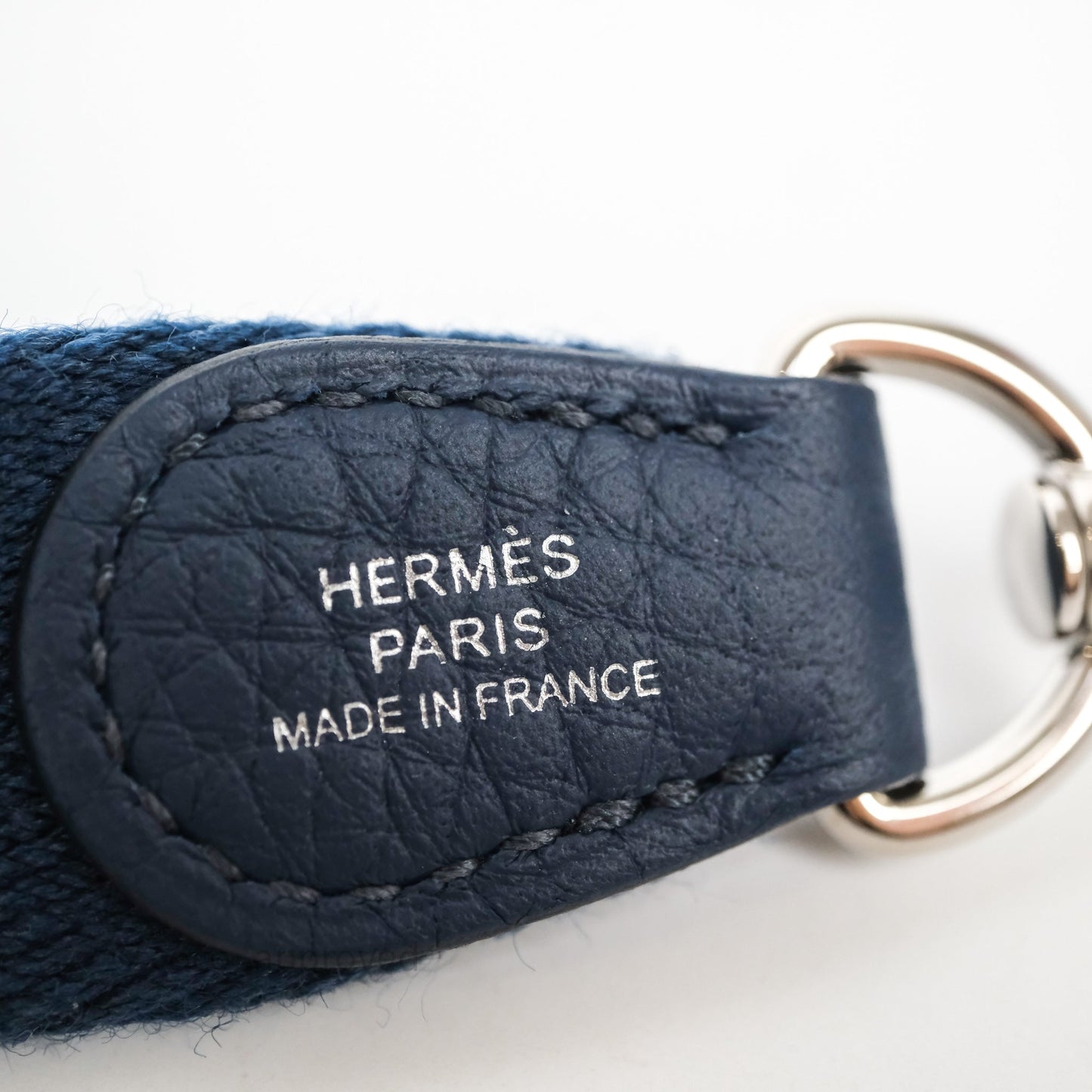 Hermès Mini Evelyne 16 7P Bleu de Prusse Clemence Palladium Hardware