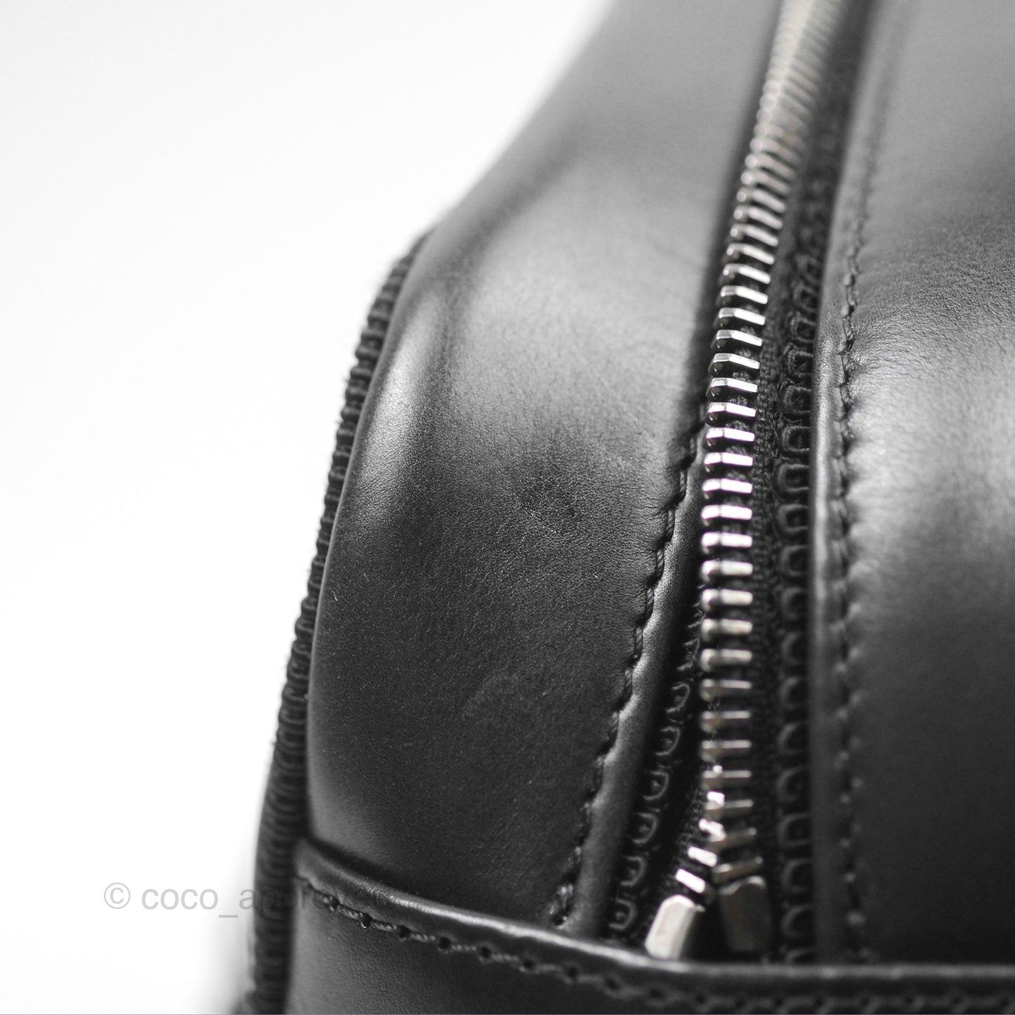 Chanel Large Ballerine Camera Case Black Calfskin Ruthenium Hardware