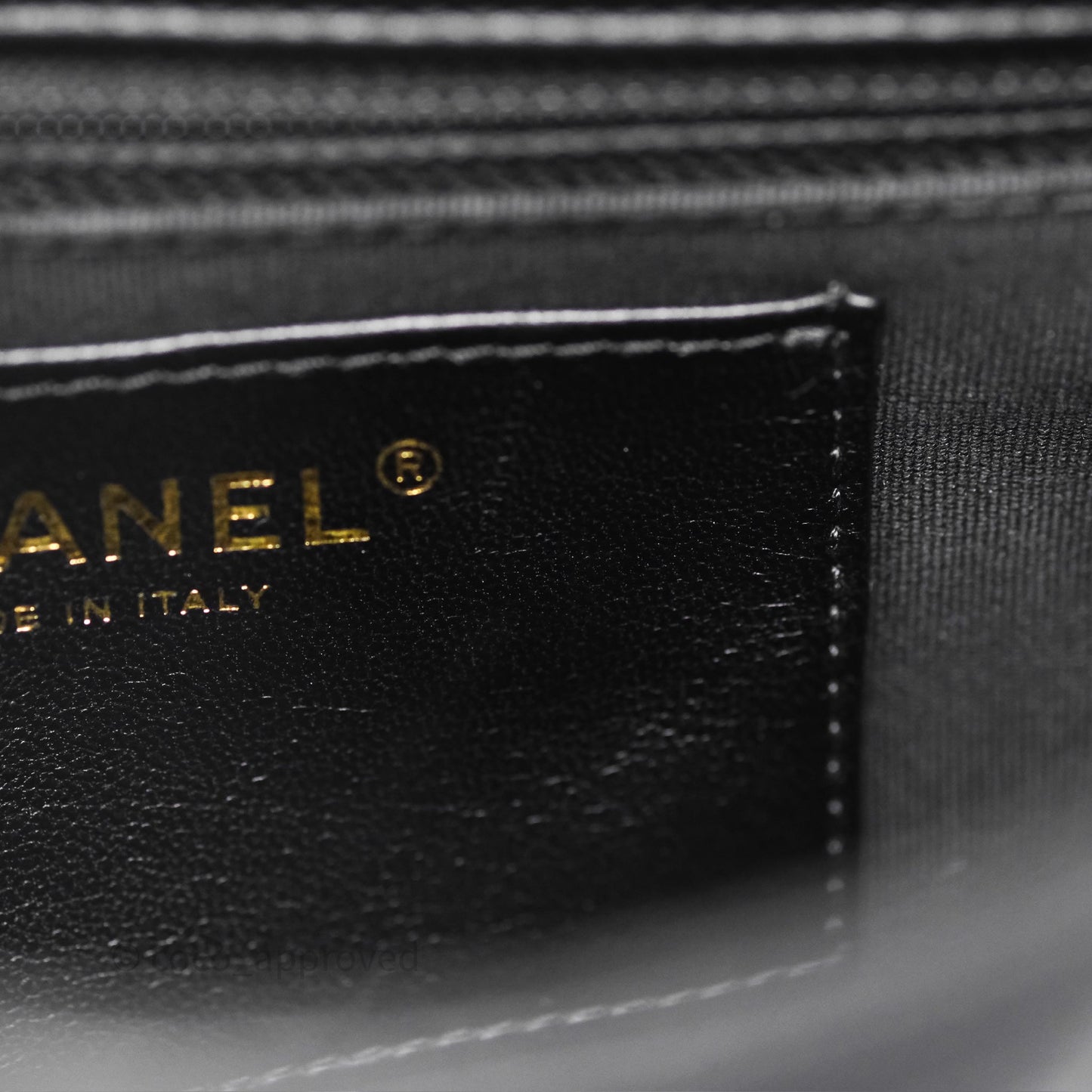 Chanel Small Funky Town Black Lambskin Aged Gold Hardware