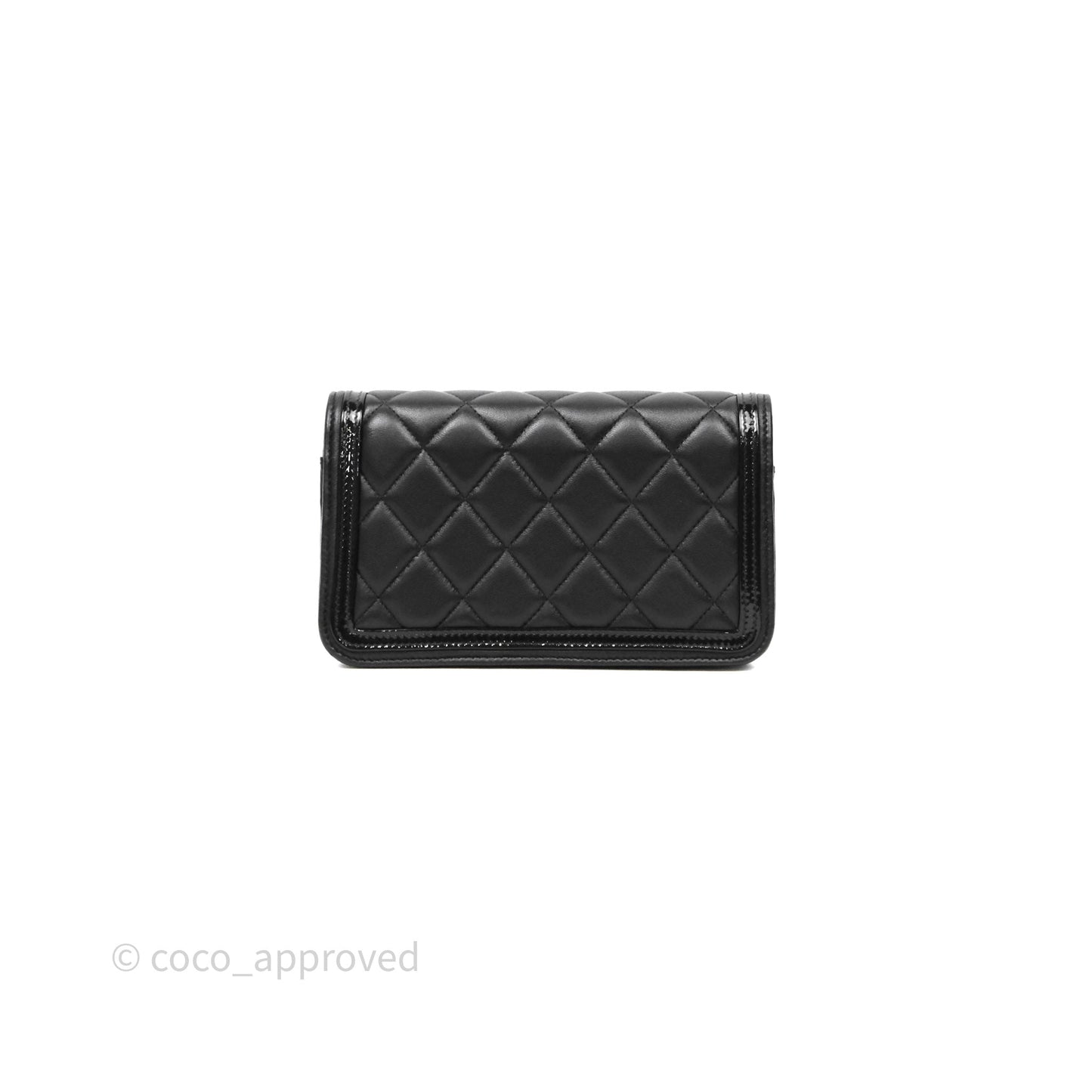 Chanel Mini Flap Bag Black Lambskin Gold Hardware