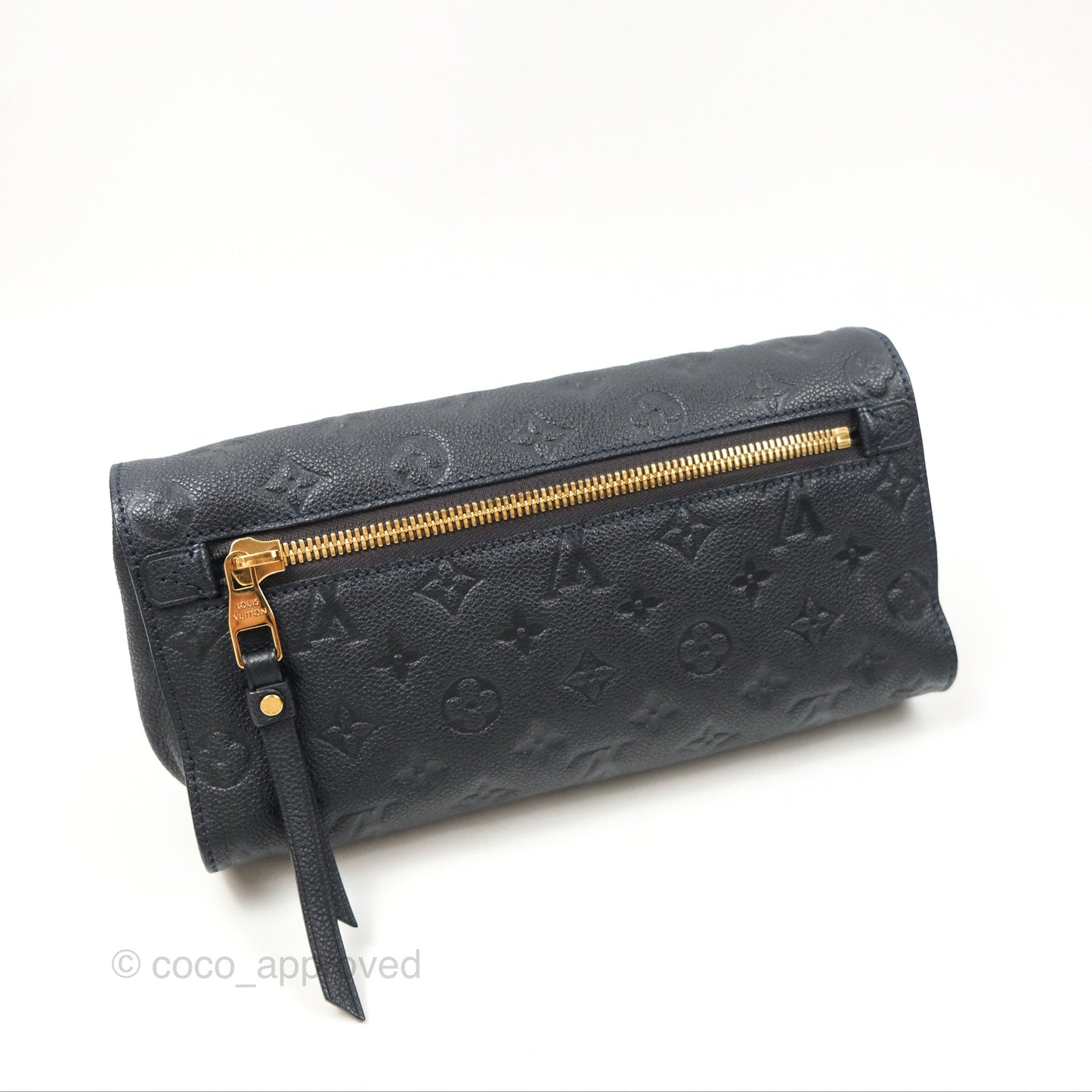 Louis Vuitton Petillante Clutch Empreinte Infini Navy