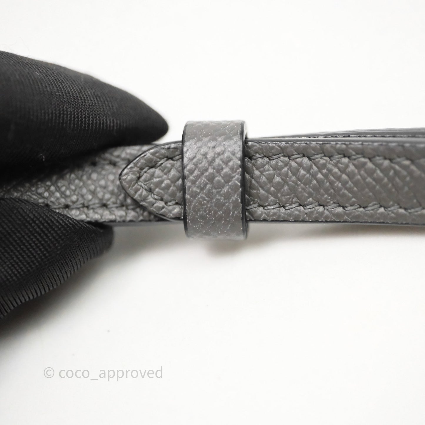 Celine Nano Belt Bag Grey Grained Calfskin Gold Hardware
