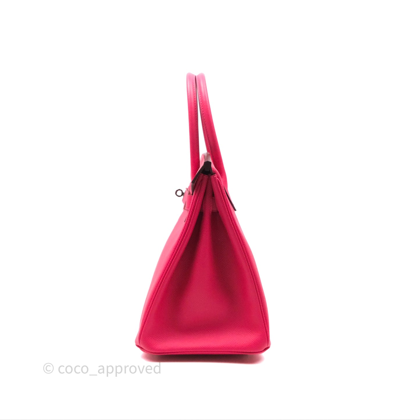 Hermès Birkin 30 Framboise 90 Epsom Palladium Hardware