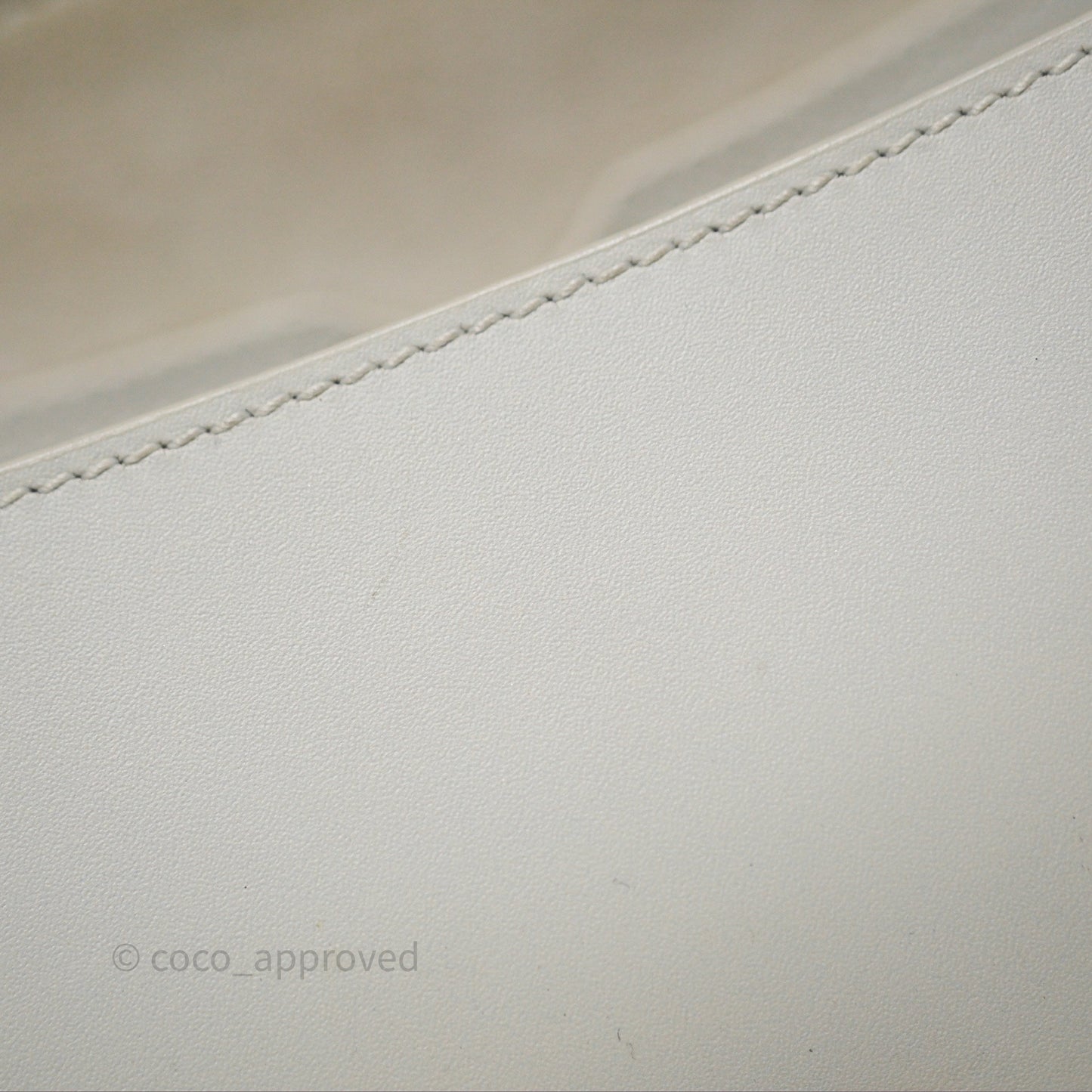 Christian Dior Bobby East-West Bag Calfskin White