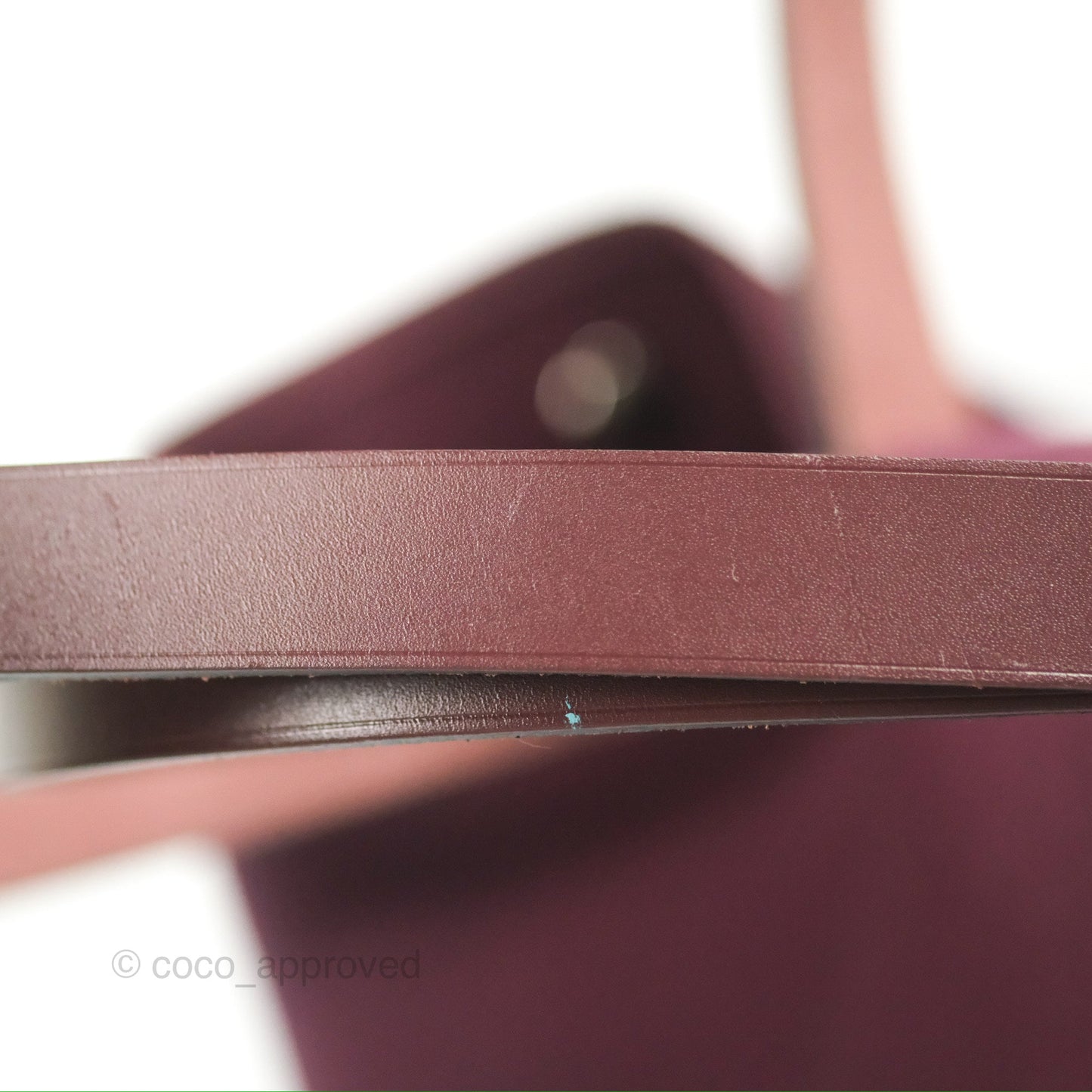 Hermès Cabag Elan Bag Purple Canvas