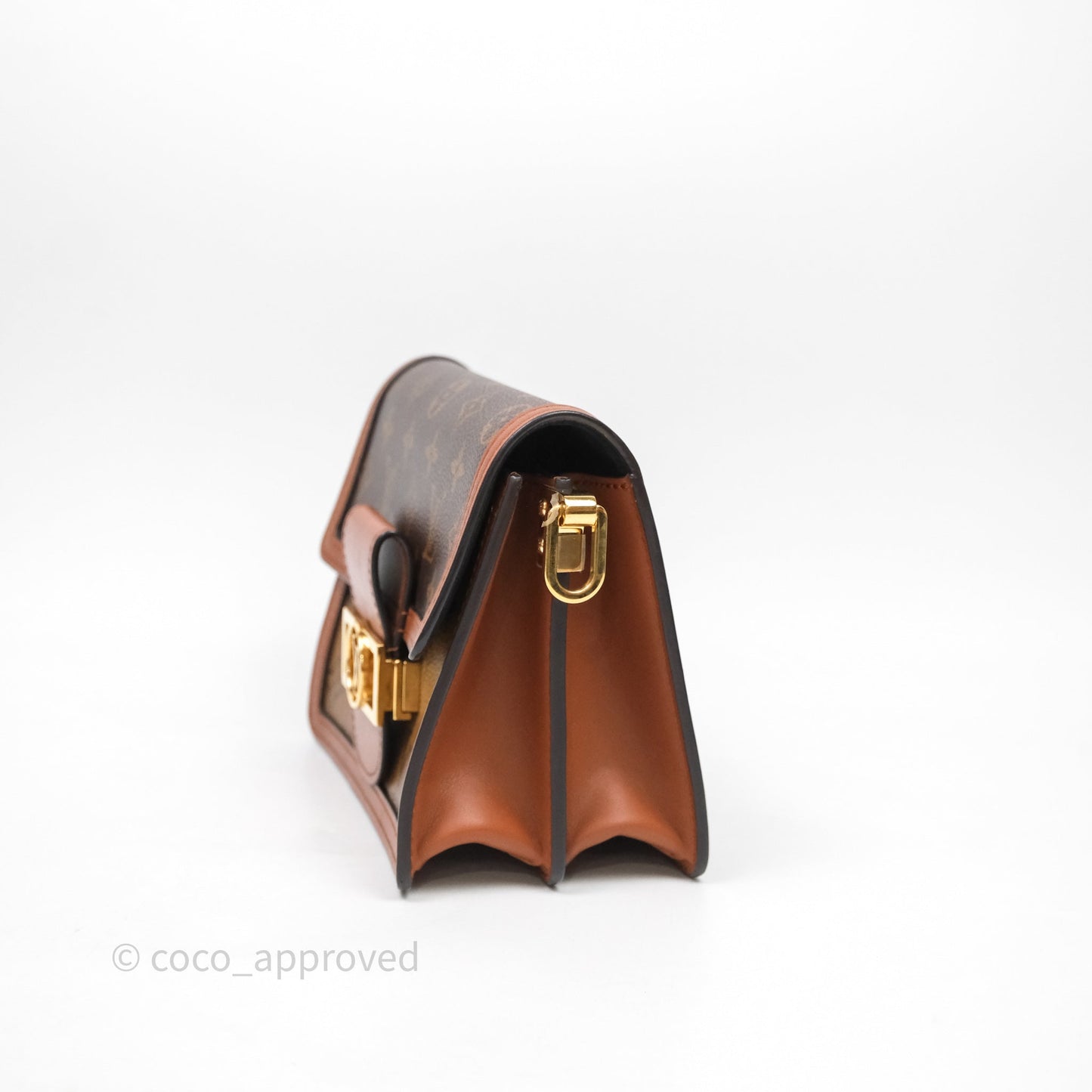 Louis Vuitton Mini Dauphine Monogram Tan Calfskin