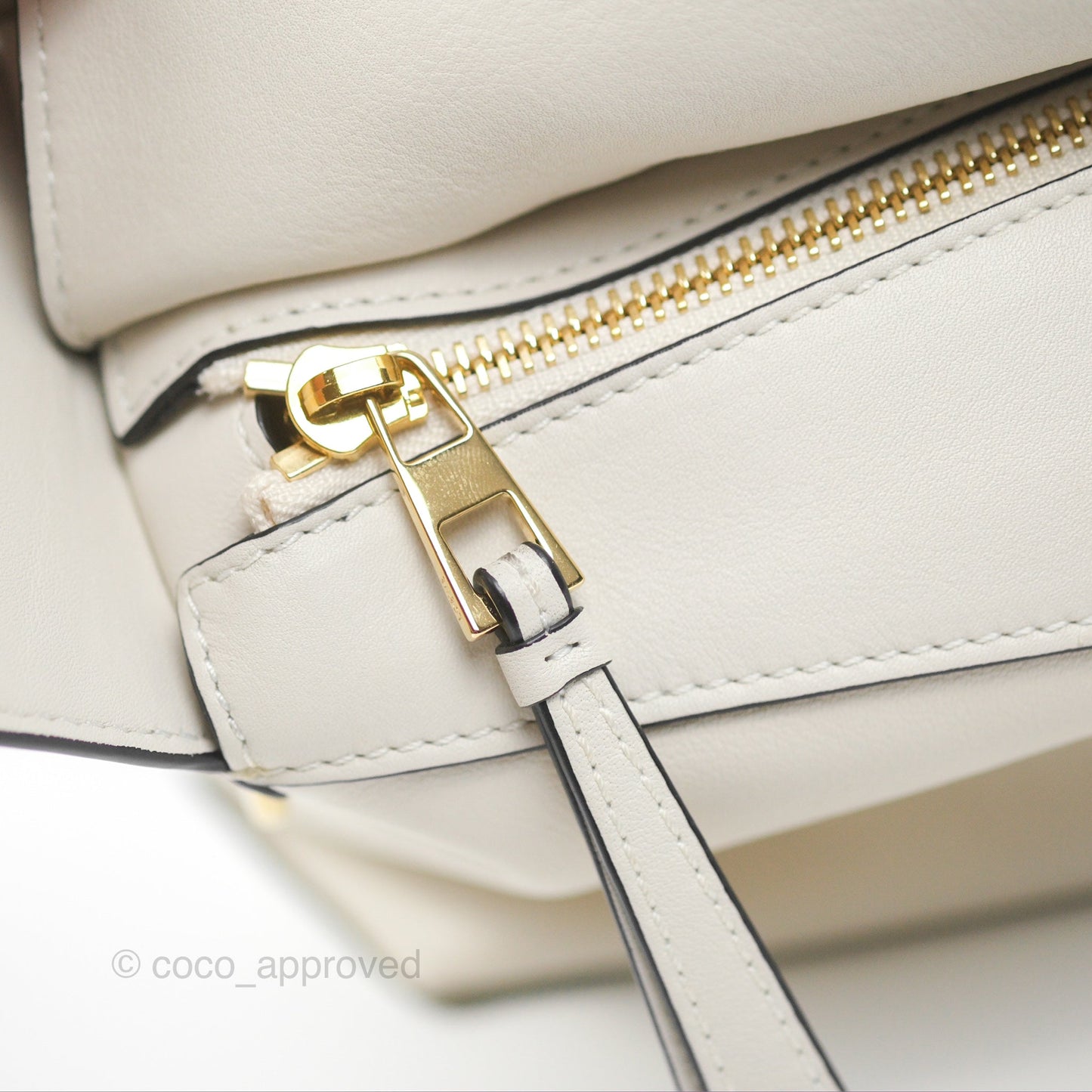 Loewe Puzzle Hobo Shoulder Bag Soft White Calfskin