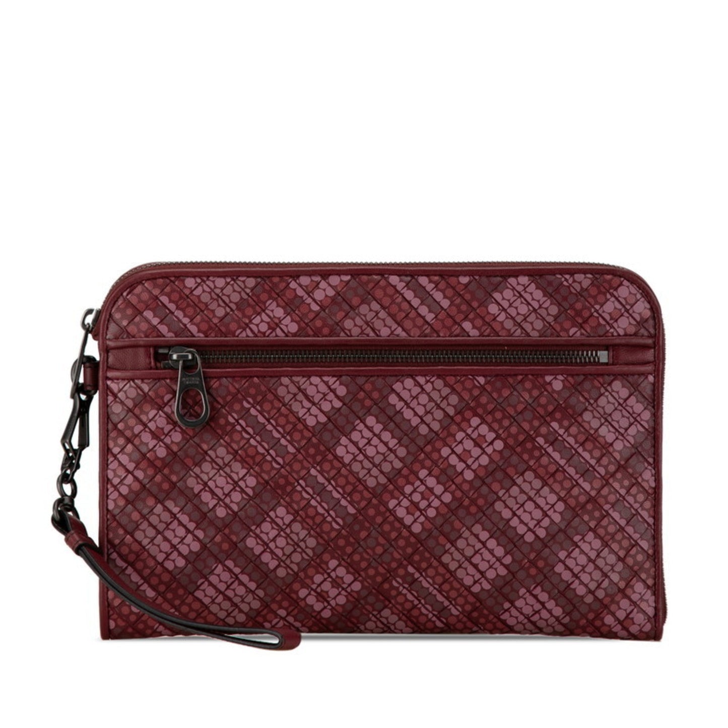 Luxury Bottega Veneta Intrecciato  Leather Clutch Bag ()