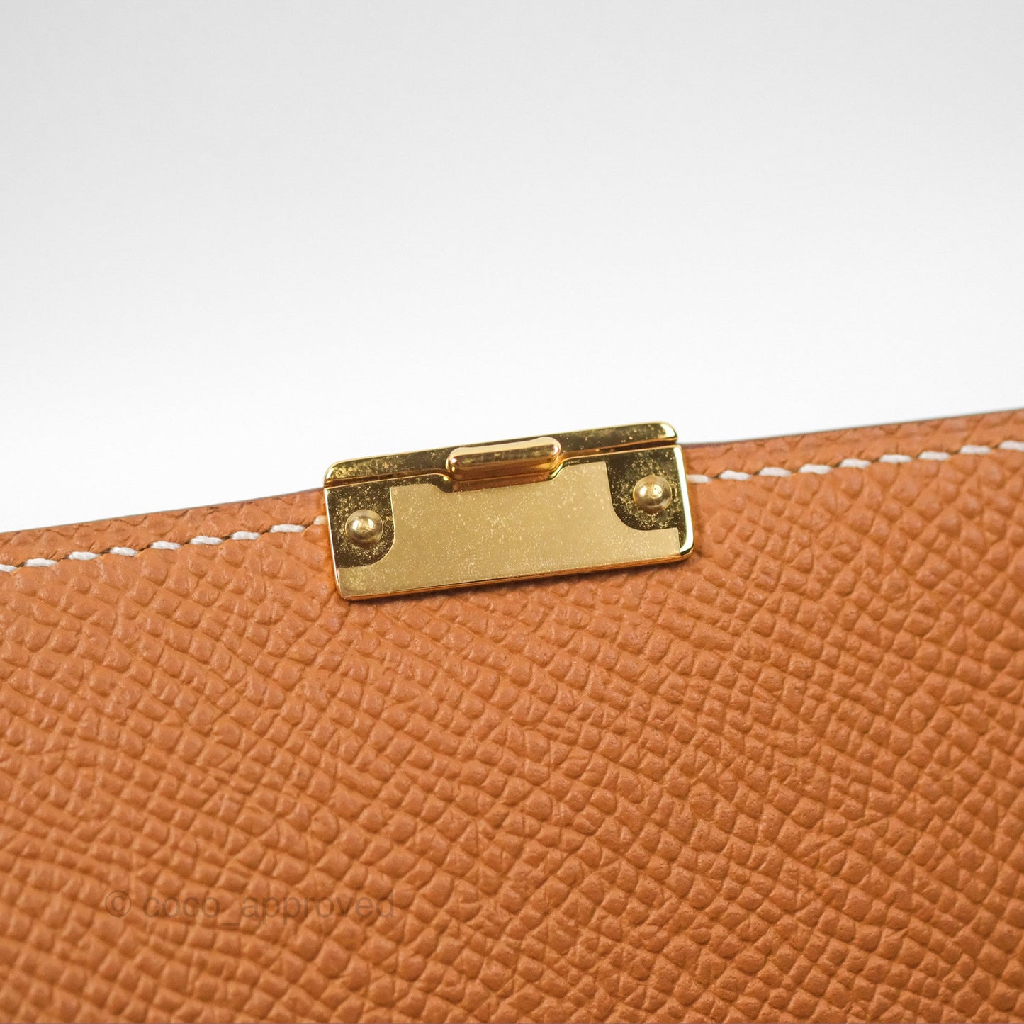 Hermès Clic 16 Wallet On Chain Gold Epsom Gold Hardware