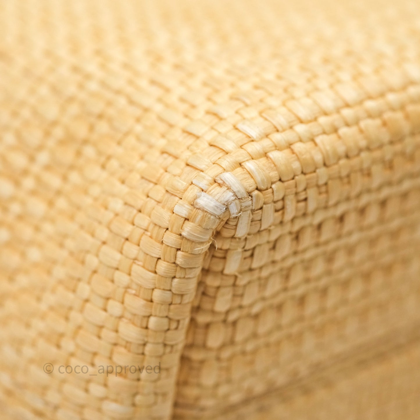 Chanel Vintage Rattan Tote Bag