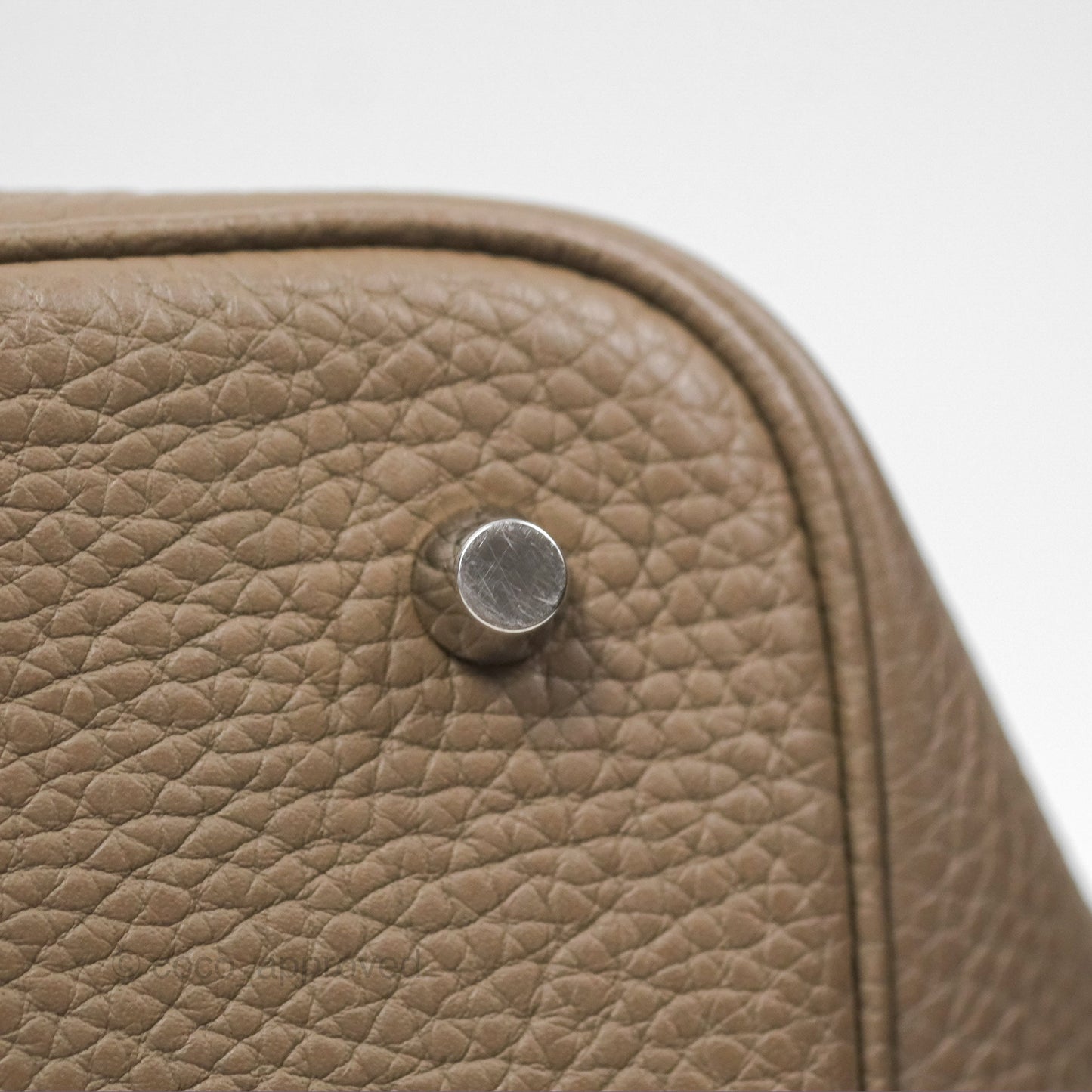 Hermès Picotin 22 Lock Etoupe Clemence Palladium Hardware