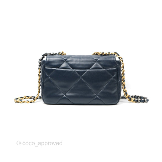 Chanel 19 Small Navy Mixed Hardware