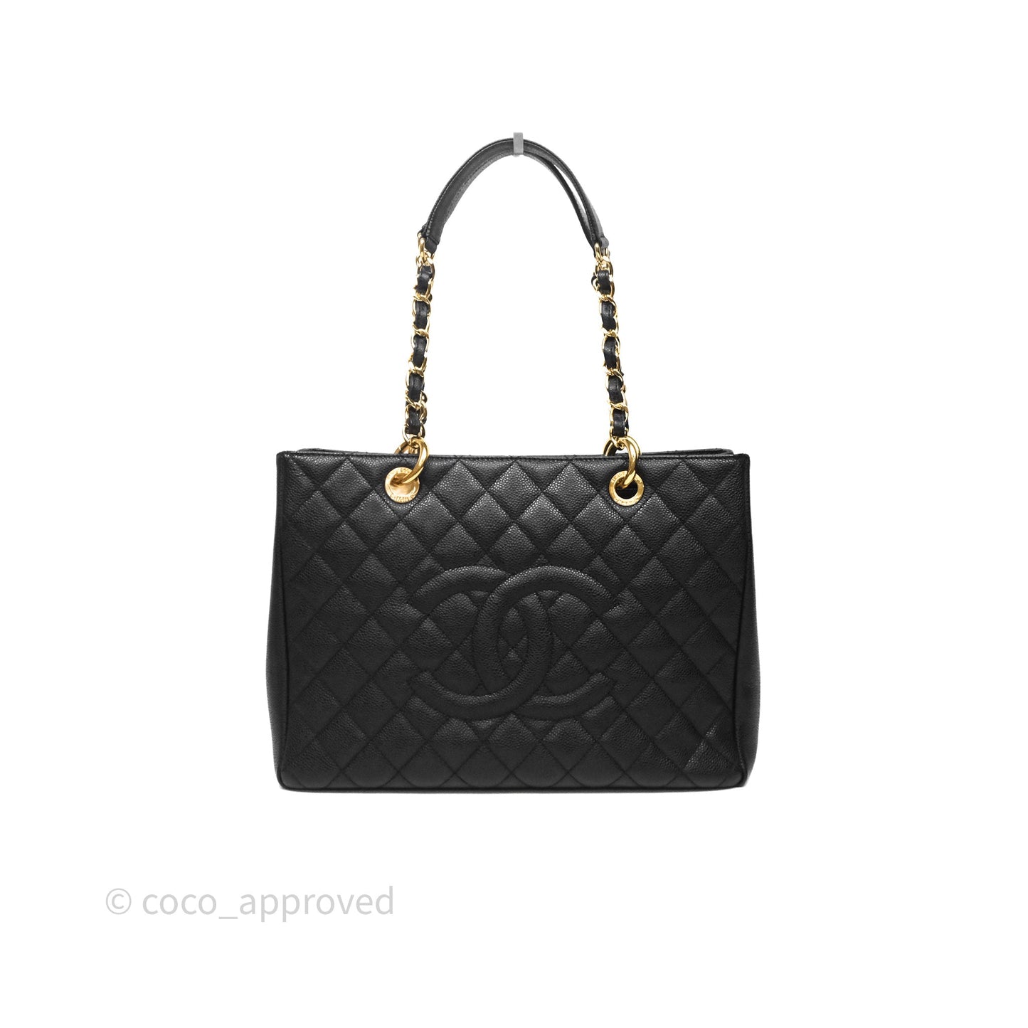 Chanel GST Black Caviar Gold Hardware