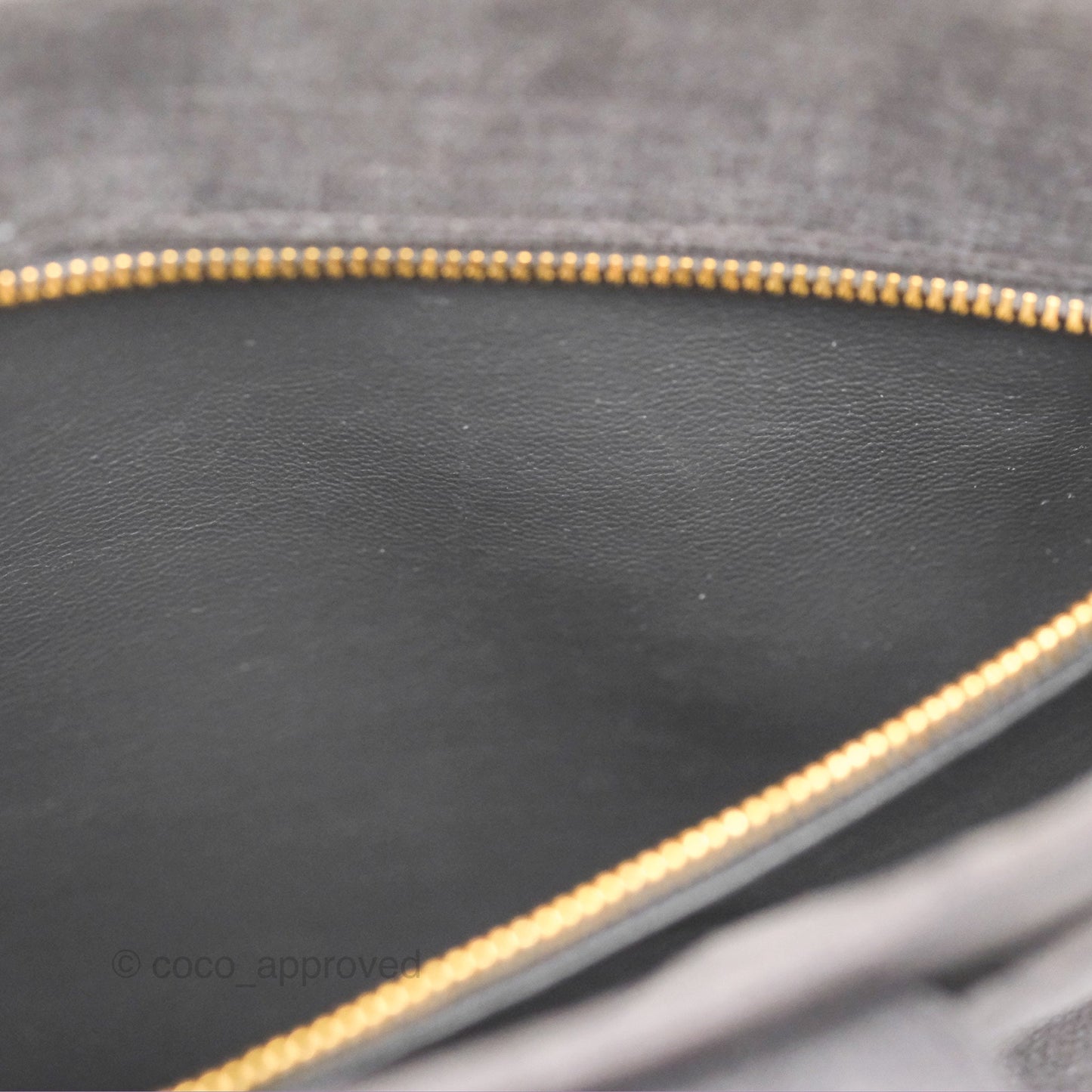 Chanel Vintage CC Lock Flap Shoulder Bag Grey Canvas 24K Gold Hardware