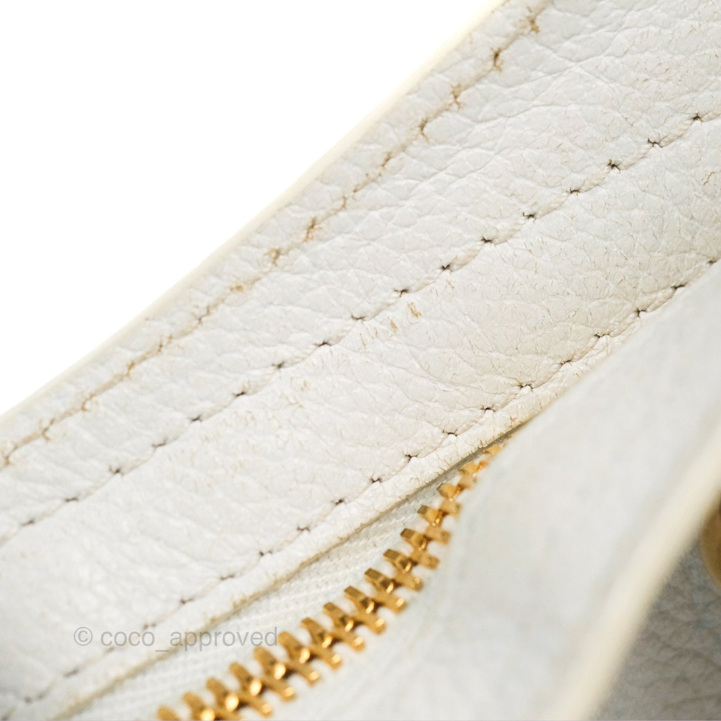 Balenciaga Classic Small City Bag White Aged Calfskin Gold Hardware