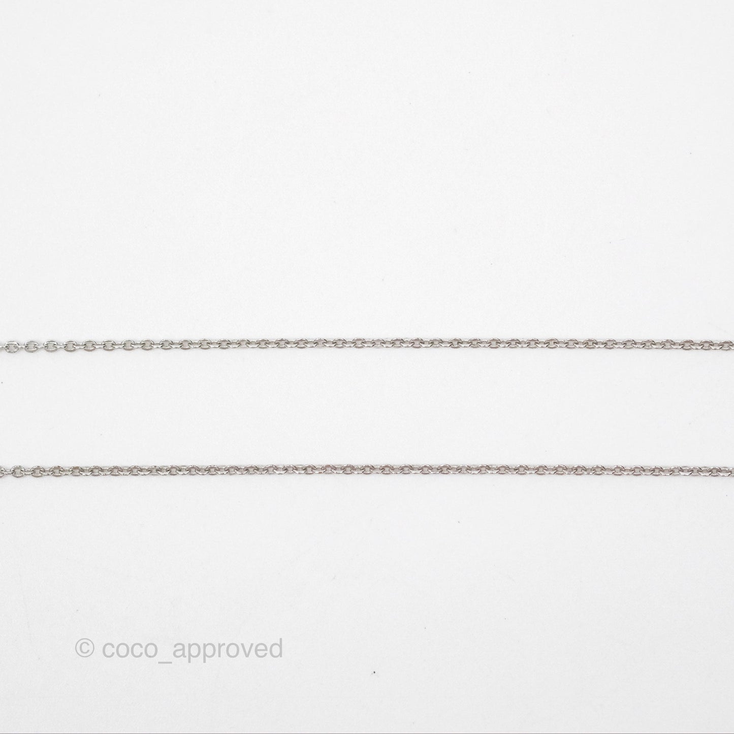 Hermès Pop H Pendant Necklace Blanc 01 Palladium Hardware