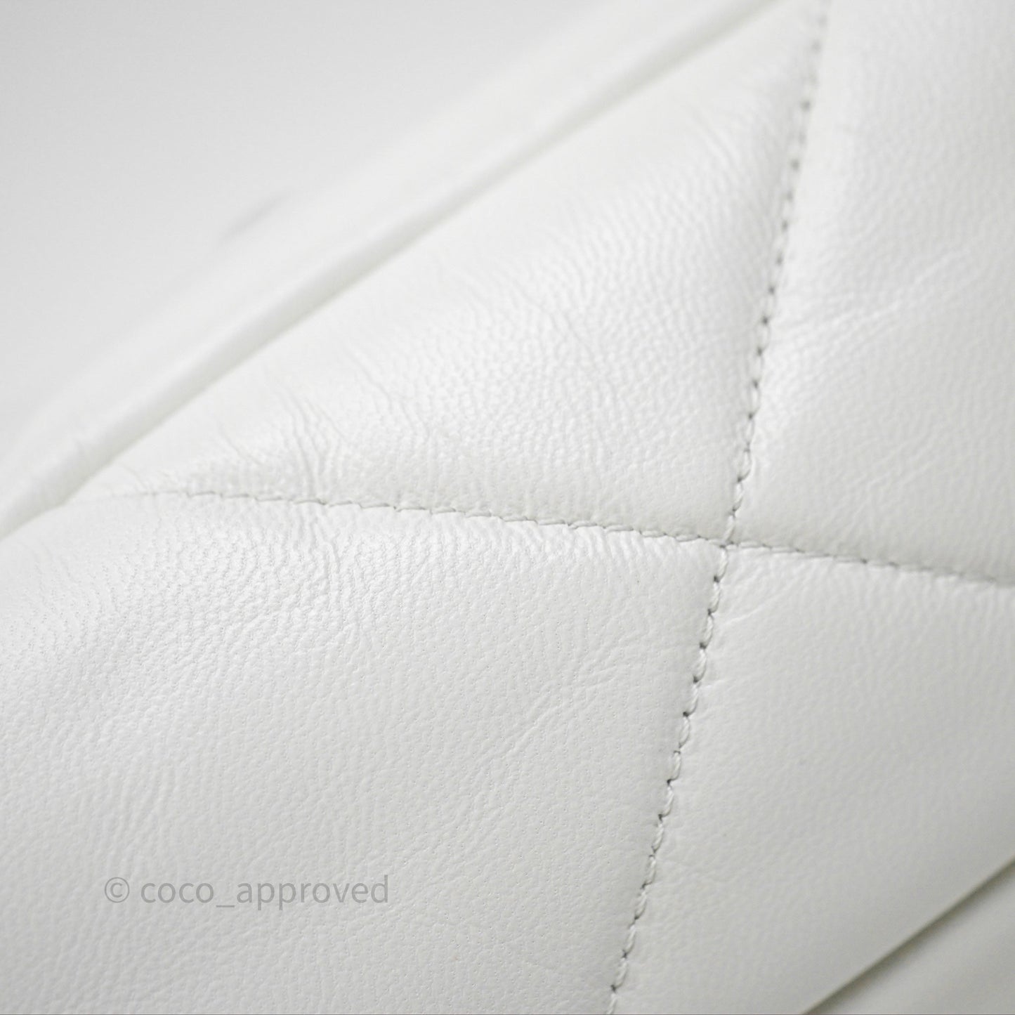Chanel 19 Small White Mixed Hardware