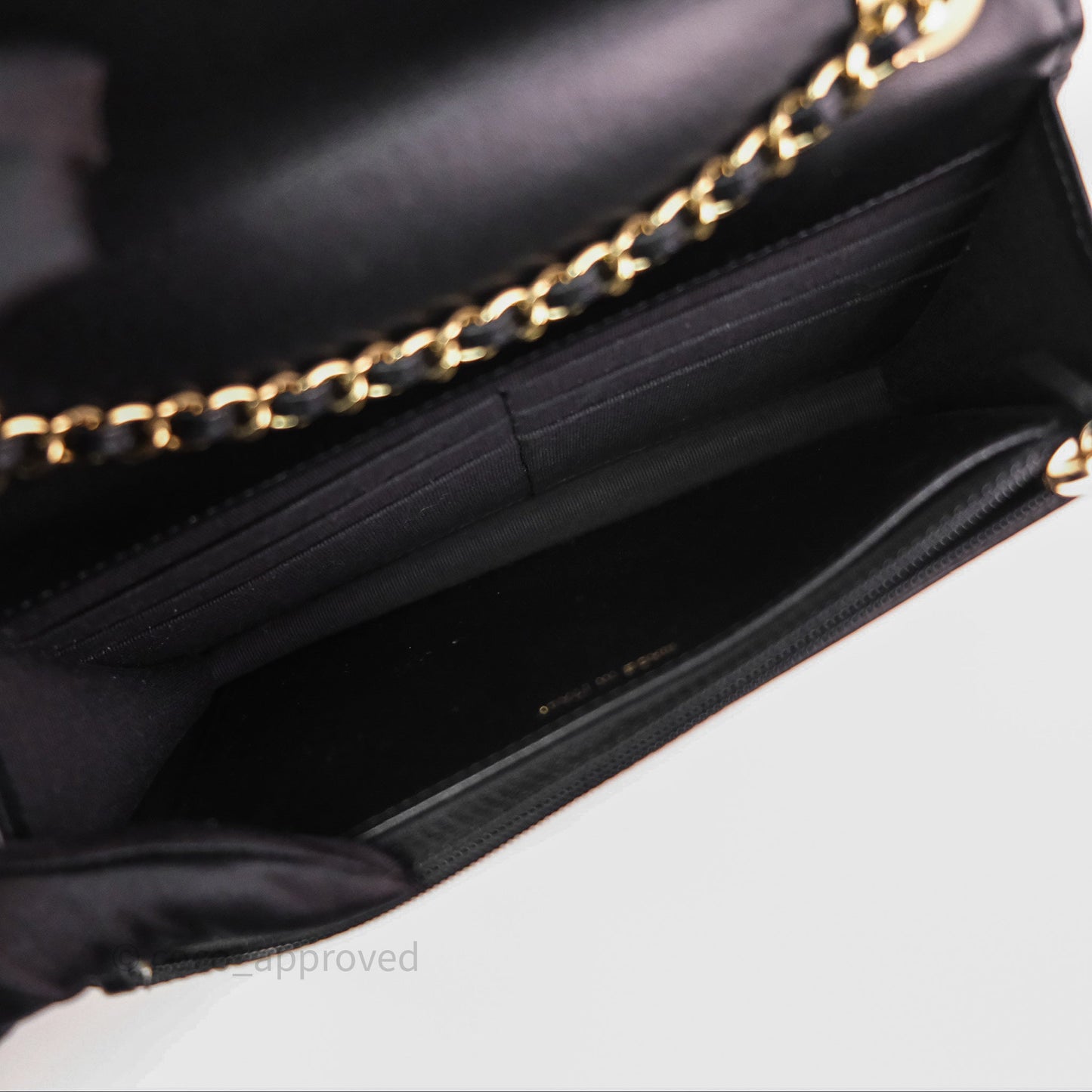 Chanel Trendy CC WOC Wallet on Chain Black Lambskin Gold Hardware