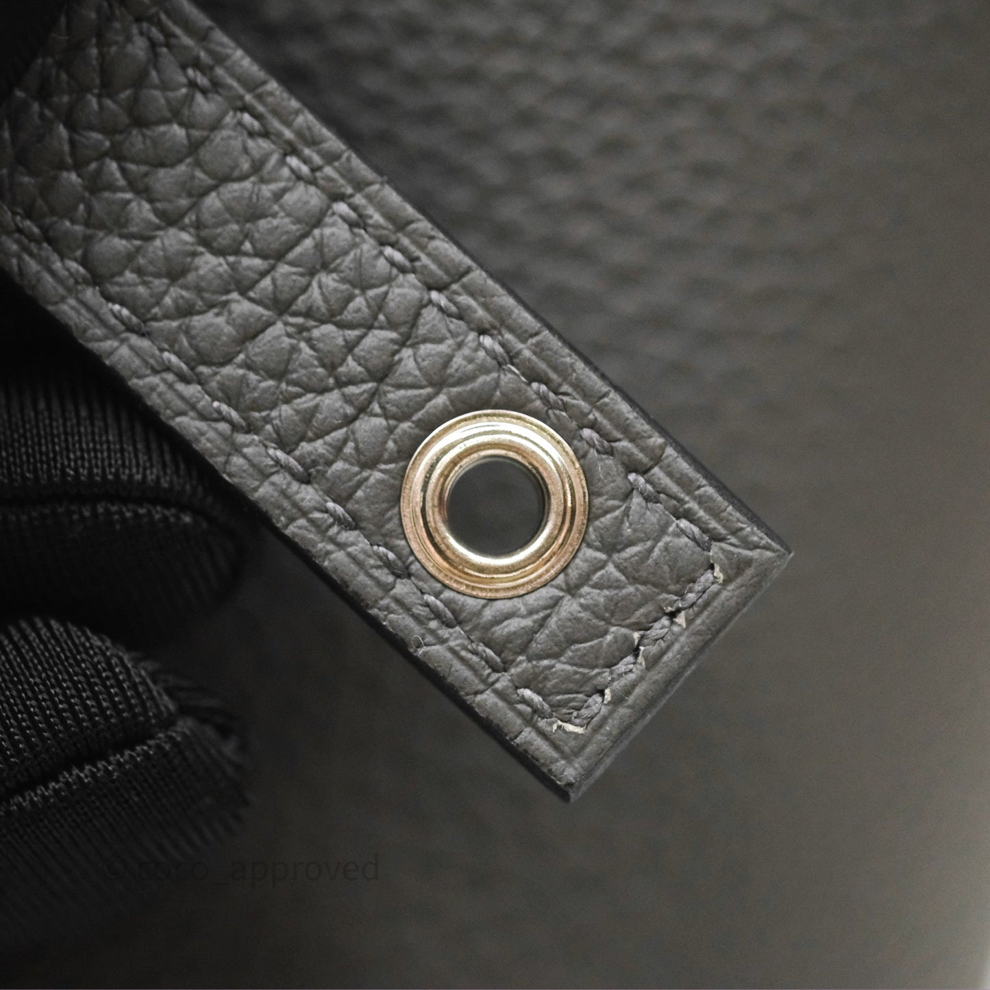 Hermès Picotin 22 Gris Meyer Taurillon Maurice Palladium Hardware