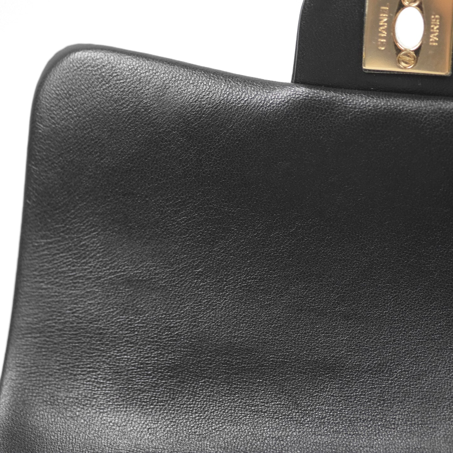 Chanel Small My Precious Flap Black Lambskin Gold Hardware
