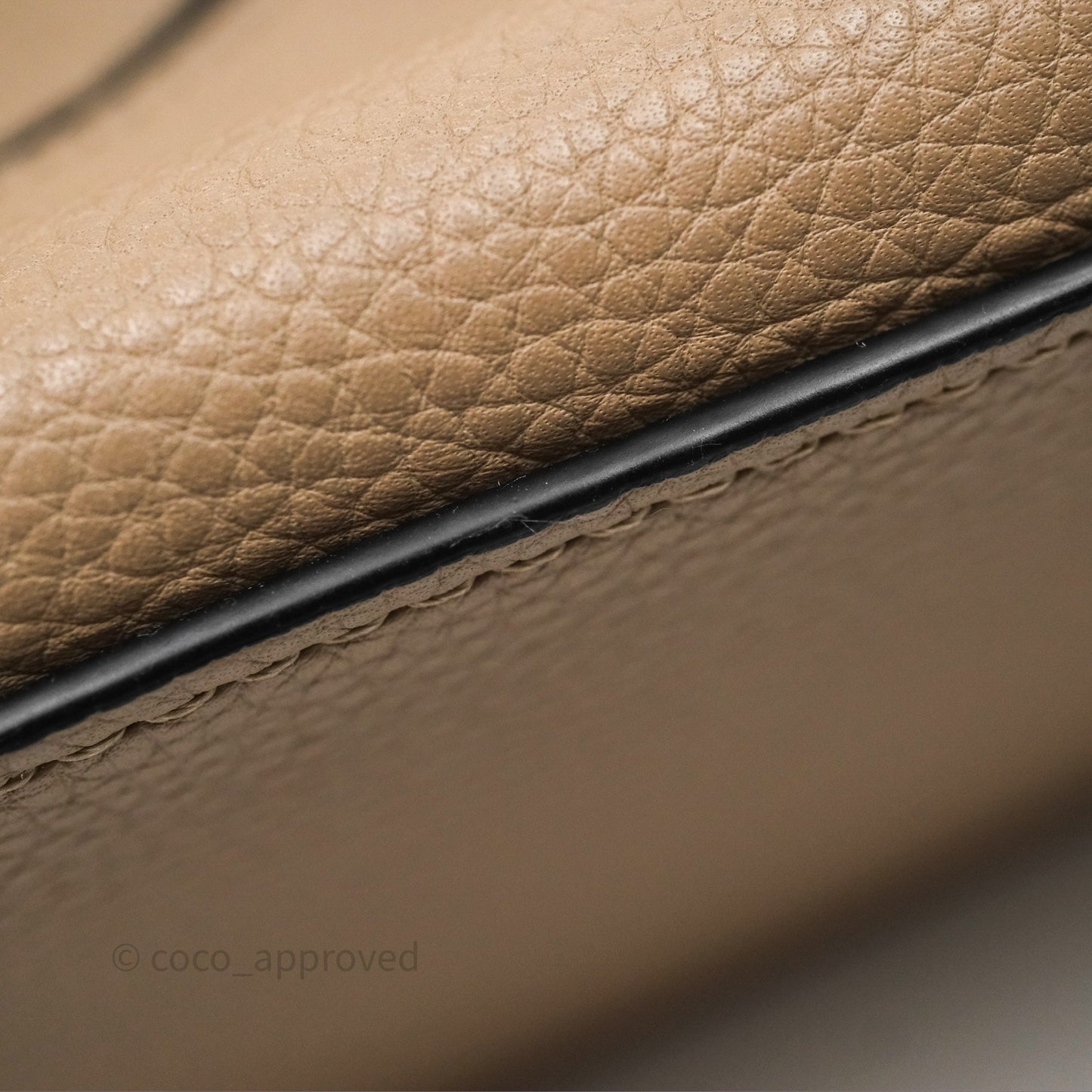 Loewe Small Puzzle Bag Sand Mink Grained Calfskin