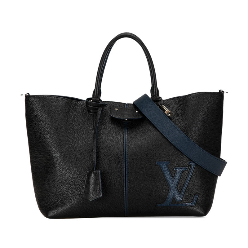 Louis Vuitton Pearl Handbag 2WAY M54778 Noir Navy  Leather  Lois Vuitton