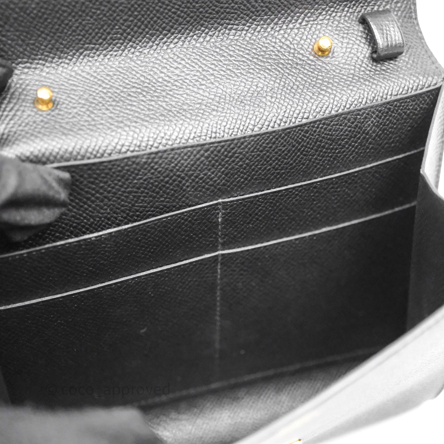 Hermès Clic 16 Wallet On Chain Noir Epsom Gold Hardware